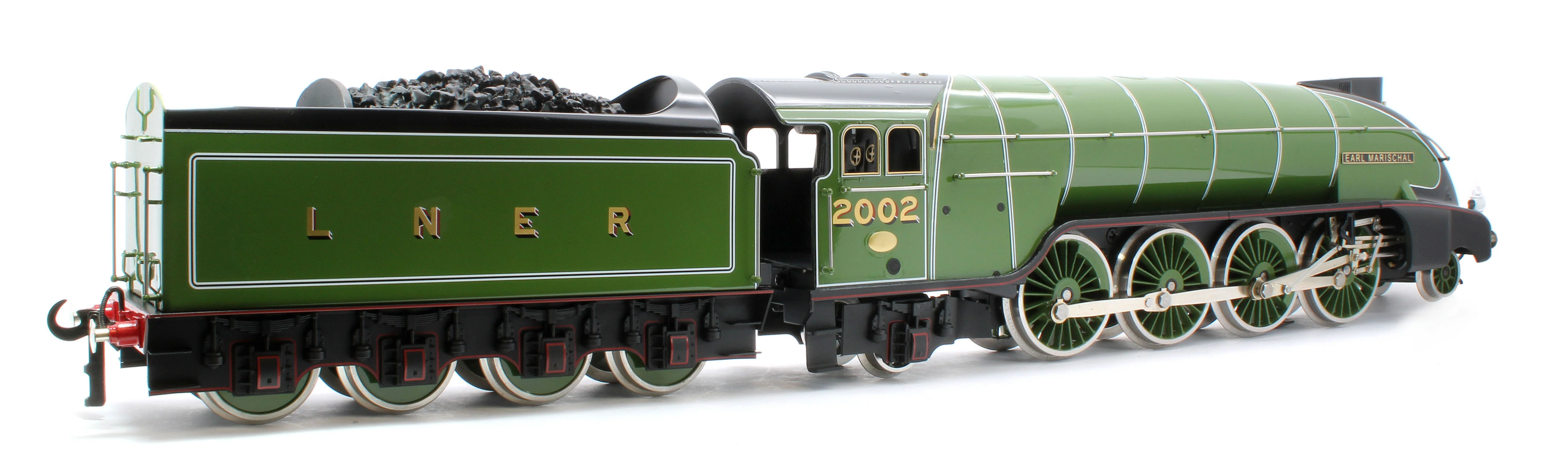E/36-B1-EM P2 Class Streamlined "Earl Marischal" 2-8-2 LNER Lined Apple Green No. 2002 Steam Locomotive - Image 3