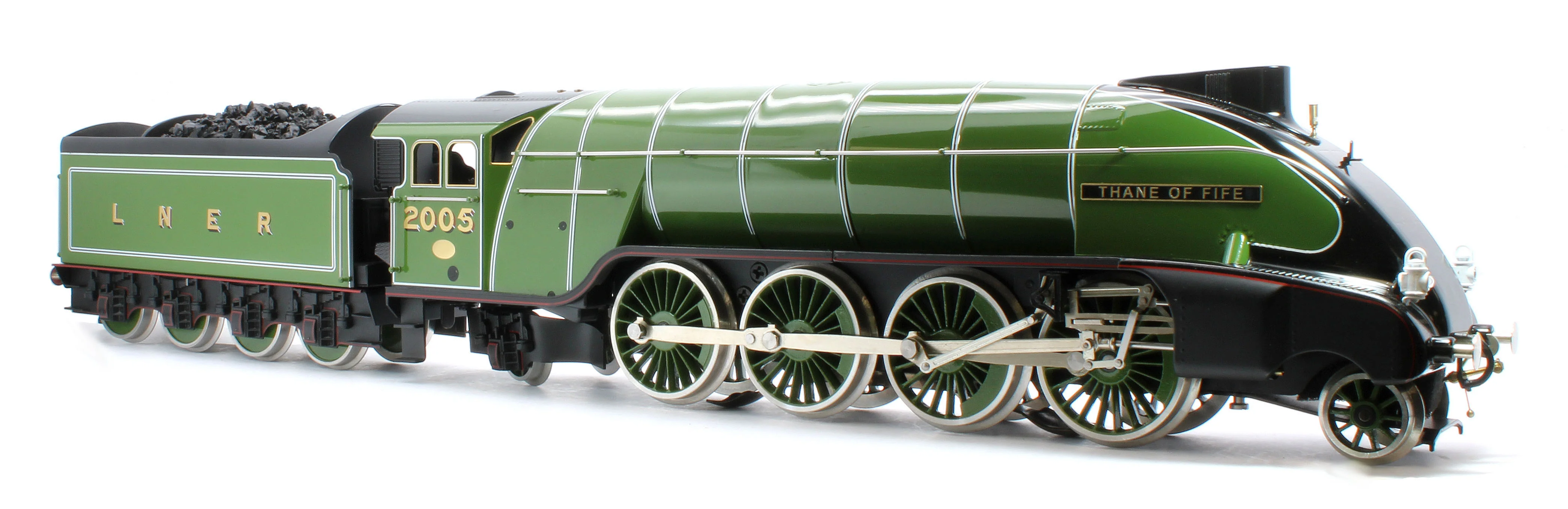 E/36-B1-TF P2 Class Streamlined "Thane of Fife" 2-8-2 LNER Lined Apple Green No. 2005 Steam Locomotive - Image 4