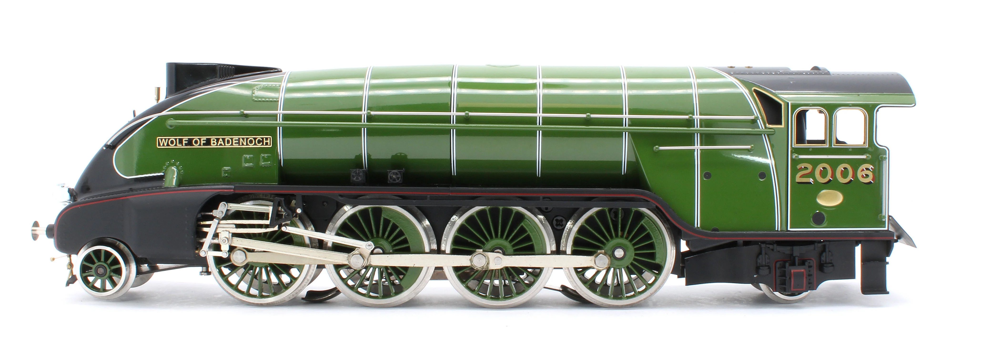 E/36-B1-WB P2 Class Streamlined "Wolf of Badenoch" 2-8-2 LNER Lined Apple Green No. 2006 Steam Locomotive - Image 6