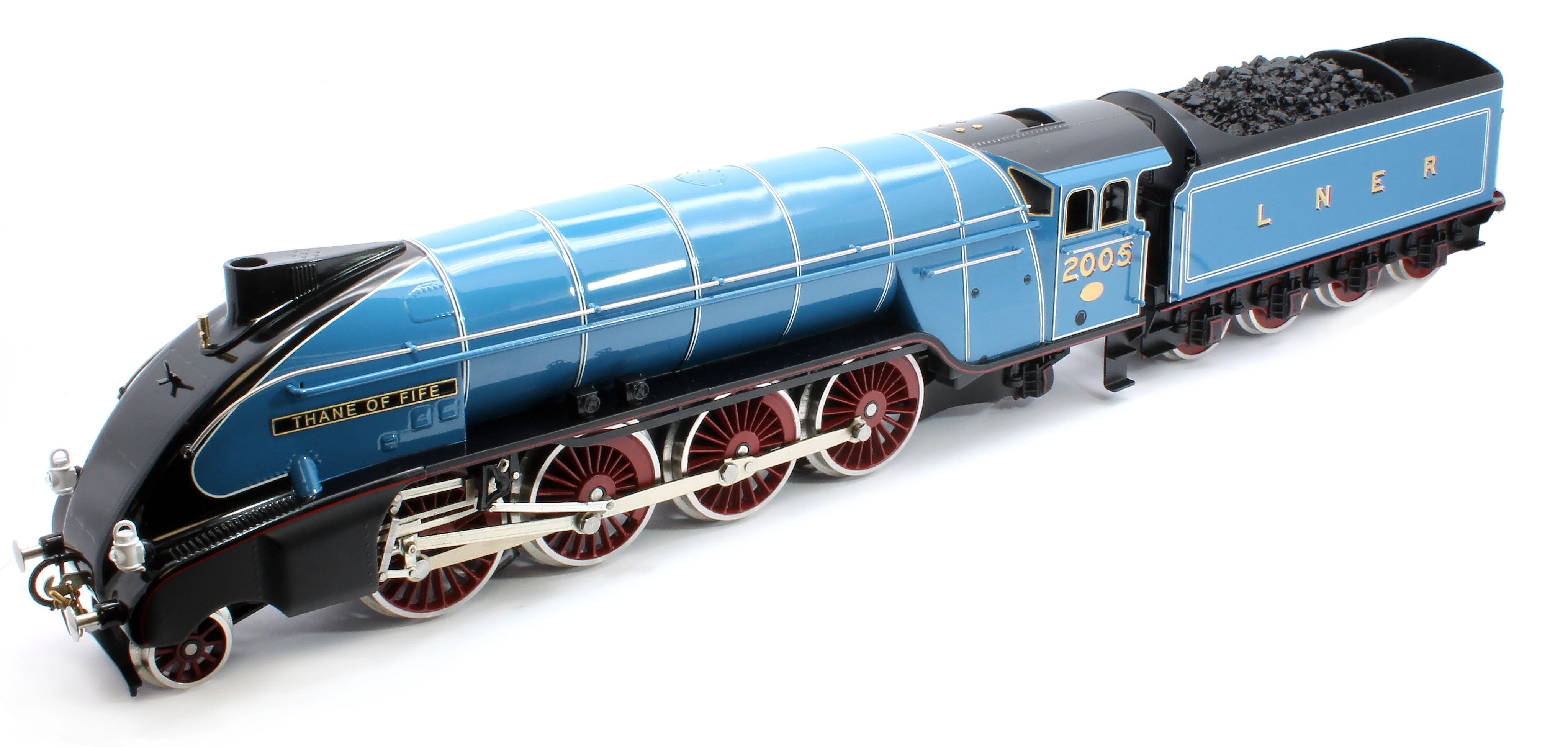 E/36-B2-TF P2 Class Streamlined "Thane of Fife" 2-8-2 LNER Garter Blue No. 2005 Steam Locomotive - Image 7