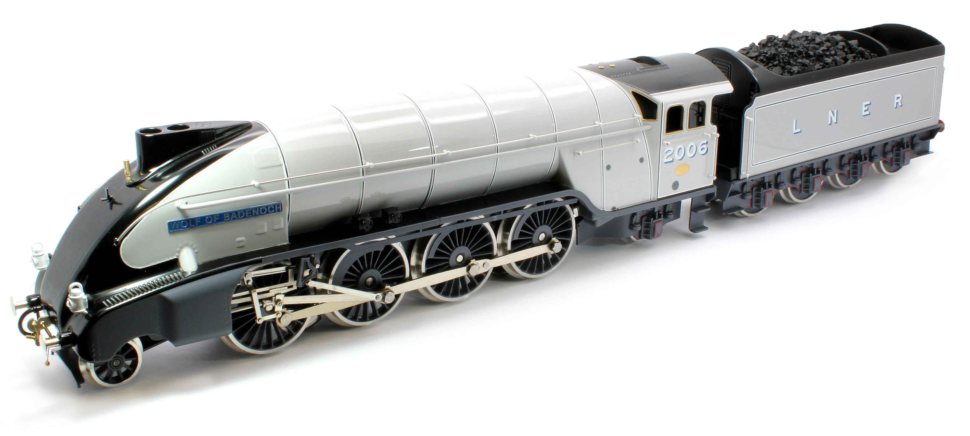 E/36-B3-WB P2 Class Streamlined "Wolf of Badenoch" 2-8-2 LNER Two Tone Grey No. 2006 Steam Locomotive - Image 7