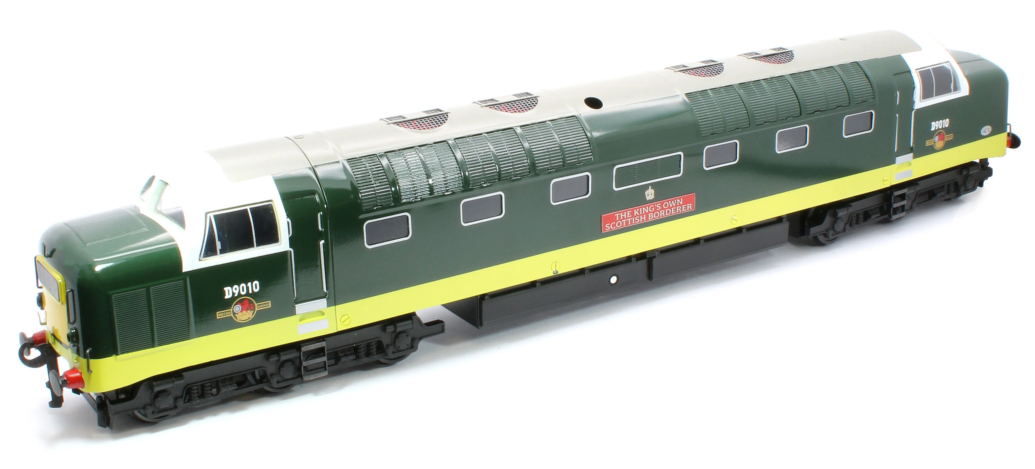 E/41-B2 Class 55 English Electric Deltic "The Kings Own Scottish Borderer" BR Green Small Yellow Panels No. D9010 Diesel Locomotive - Image 10