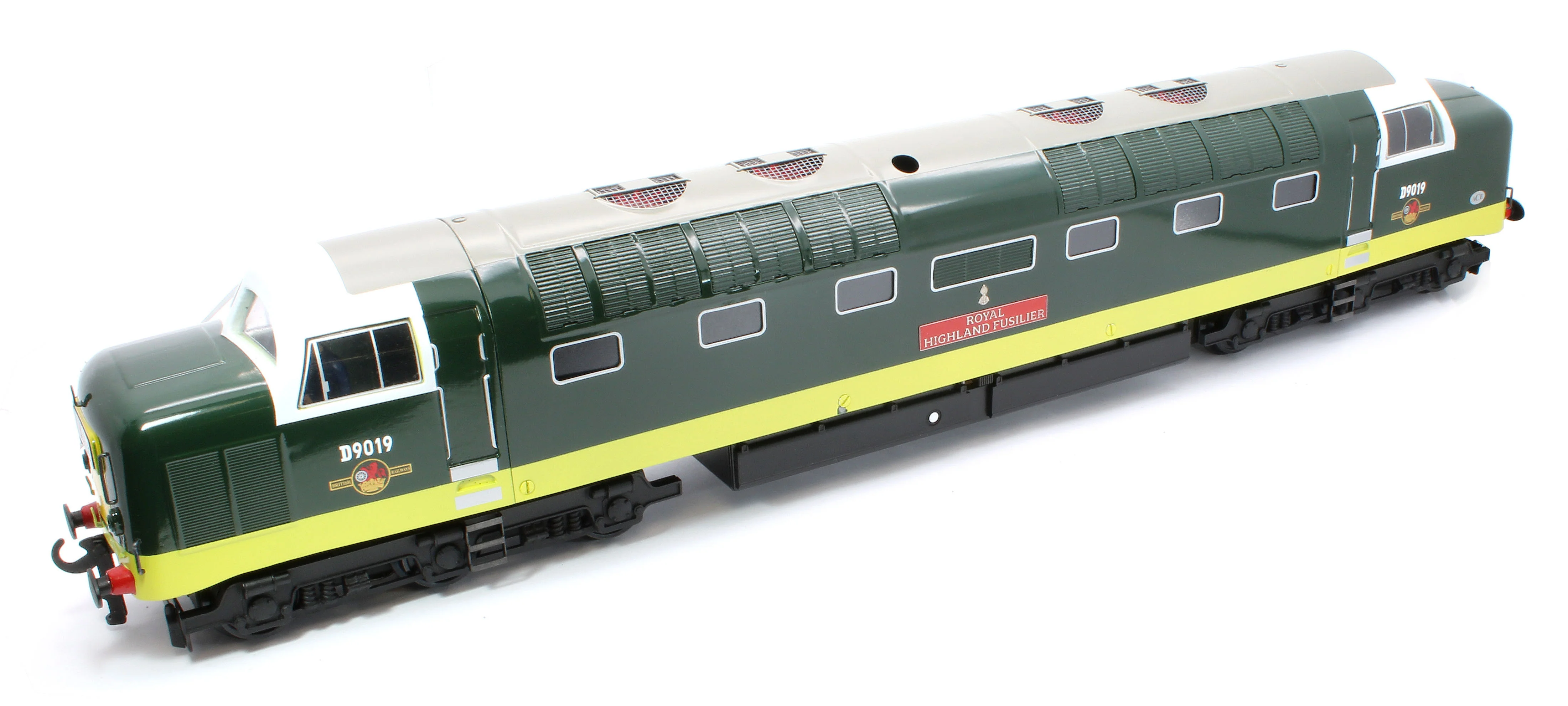 E/41-B2 Class 55 English Electric Deltic "The Royal Highland Fusilier" BR Green Small Yellow Panels No. D9019 Diesel Locomotive - Image 10