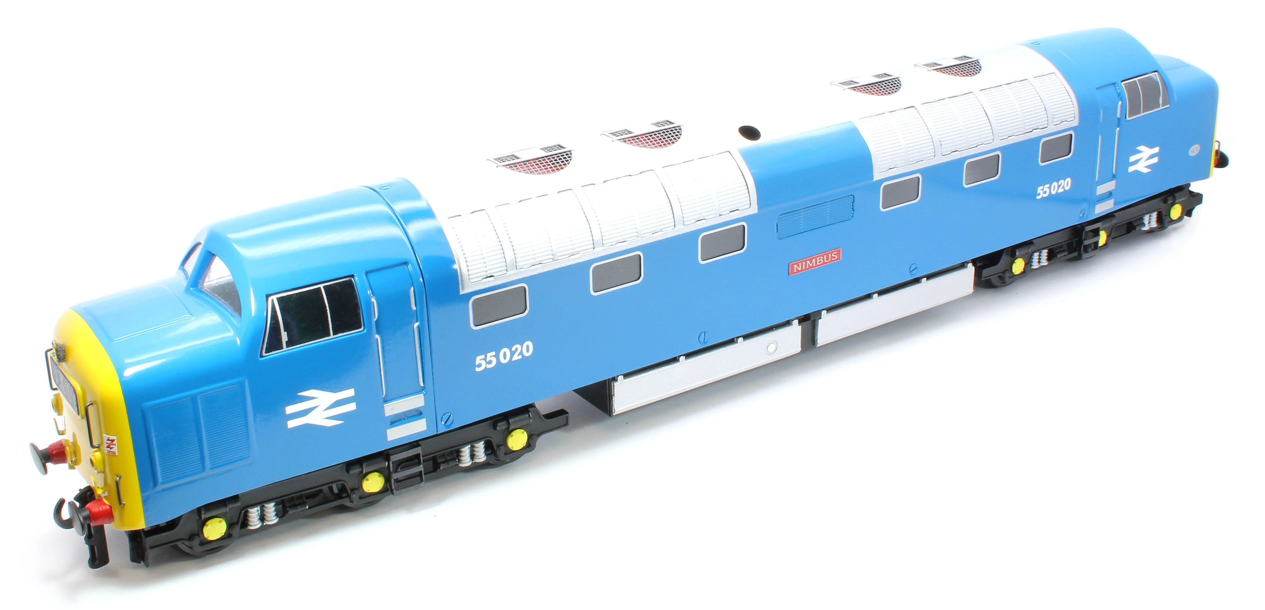 E/41-C2 Class 55 English Electric Deltic "Nimbus" BR Blue Full Yellow Ends No. 55020 Diesel Locomotive - Image 10