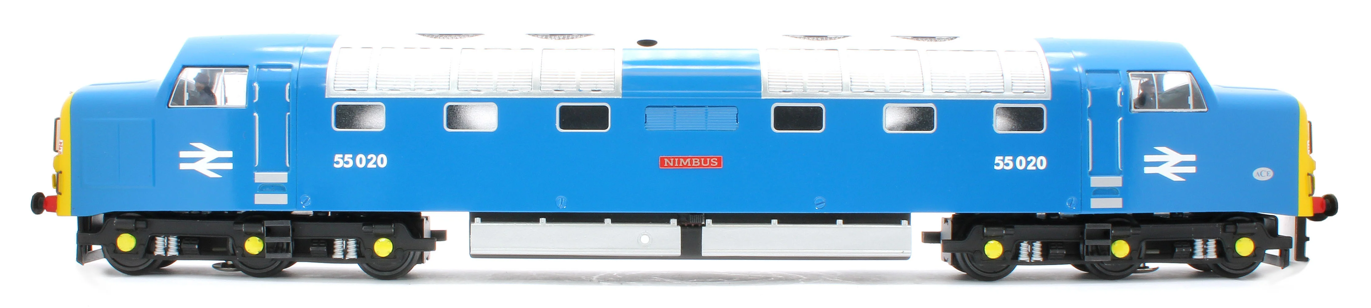 E/41-C2 Class 55 English Electric Deltic "Nimbus" BR Blue Full Yellow Ends No. 55020 Diesel Locomotive - Image 2