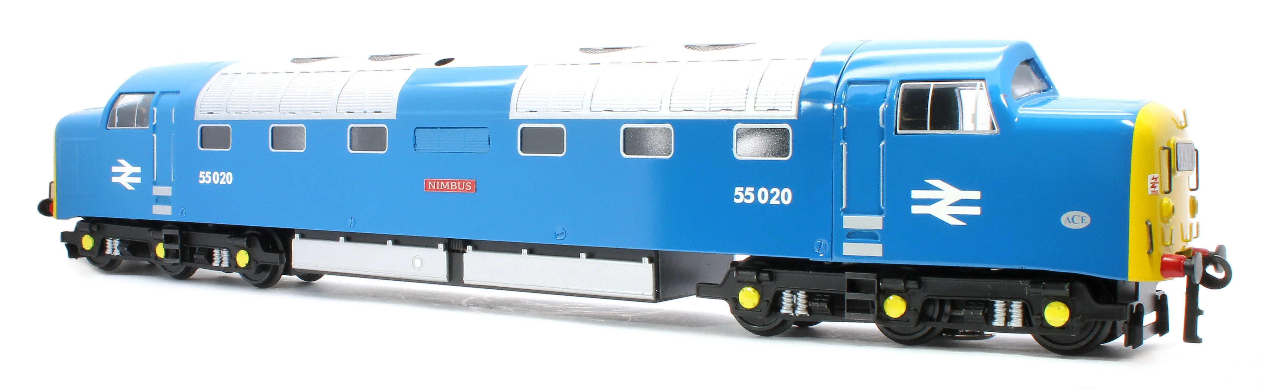 E/41-C2 Class 55 English Electric Deltic "Nimbus" BR Blue Full Yellow Ends No. 55020 Diesel Locomotive - Image 3