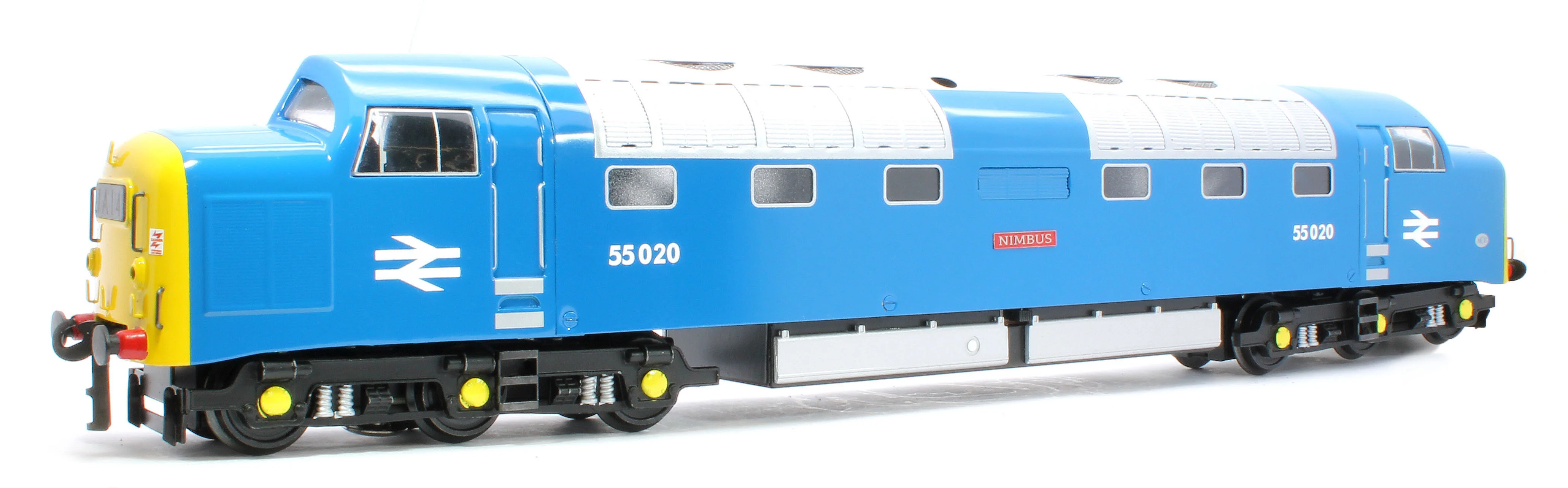E/41-C2 Class 55 English Electric Deltic "Nimbus" BR Blue Full Yellow Ends No. 55020 Diesel Locomotive - Image 4