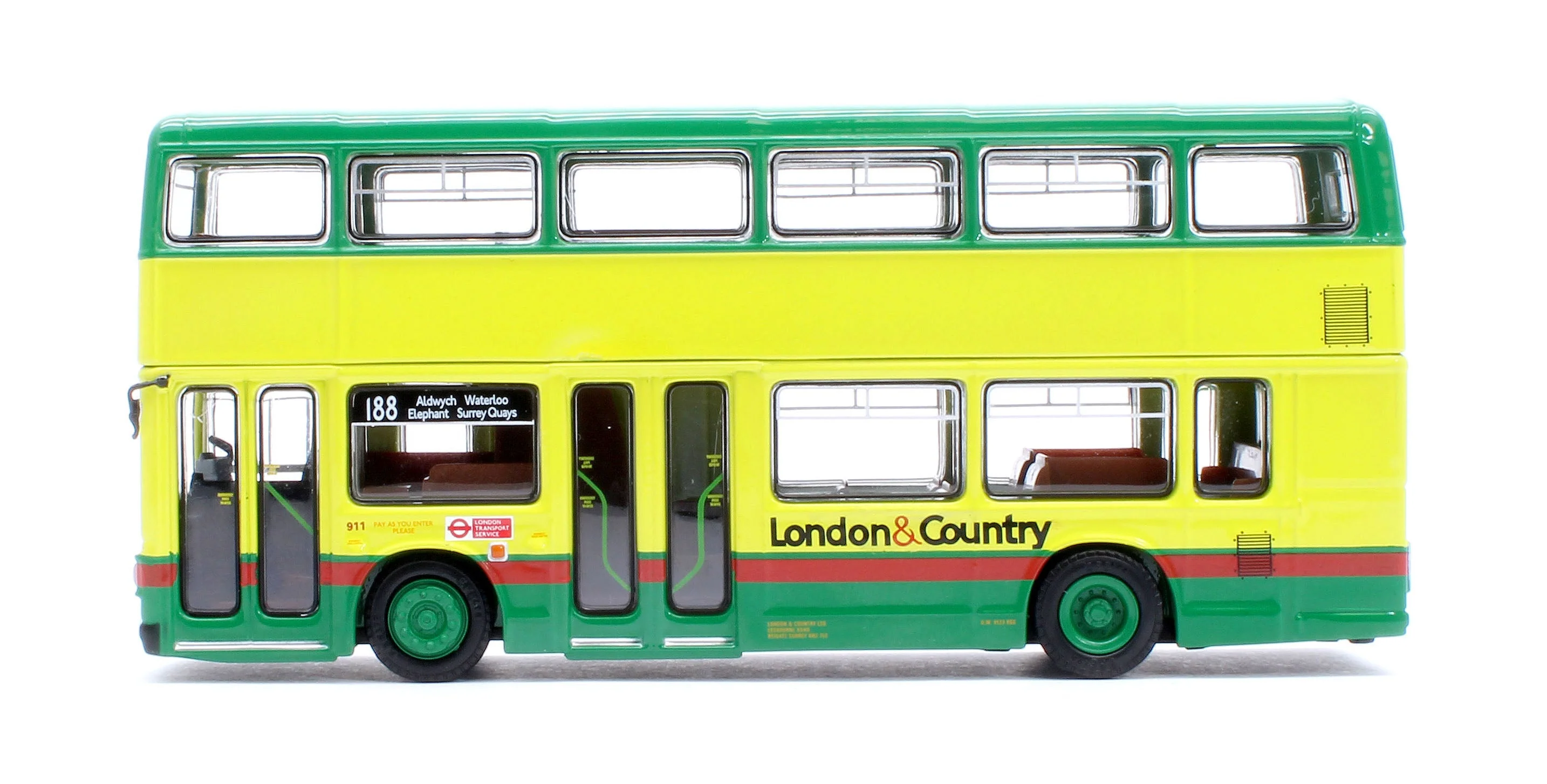 Leyland Titan B15 London & Country 911 Route 188 Euston - Image 3