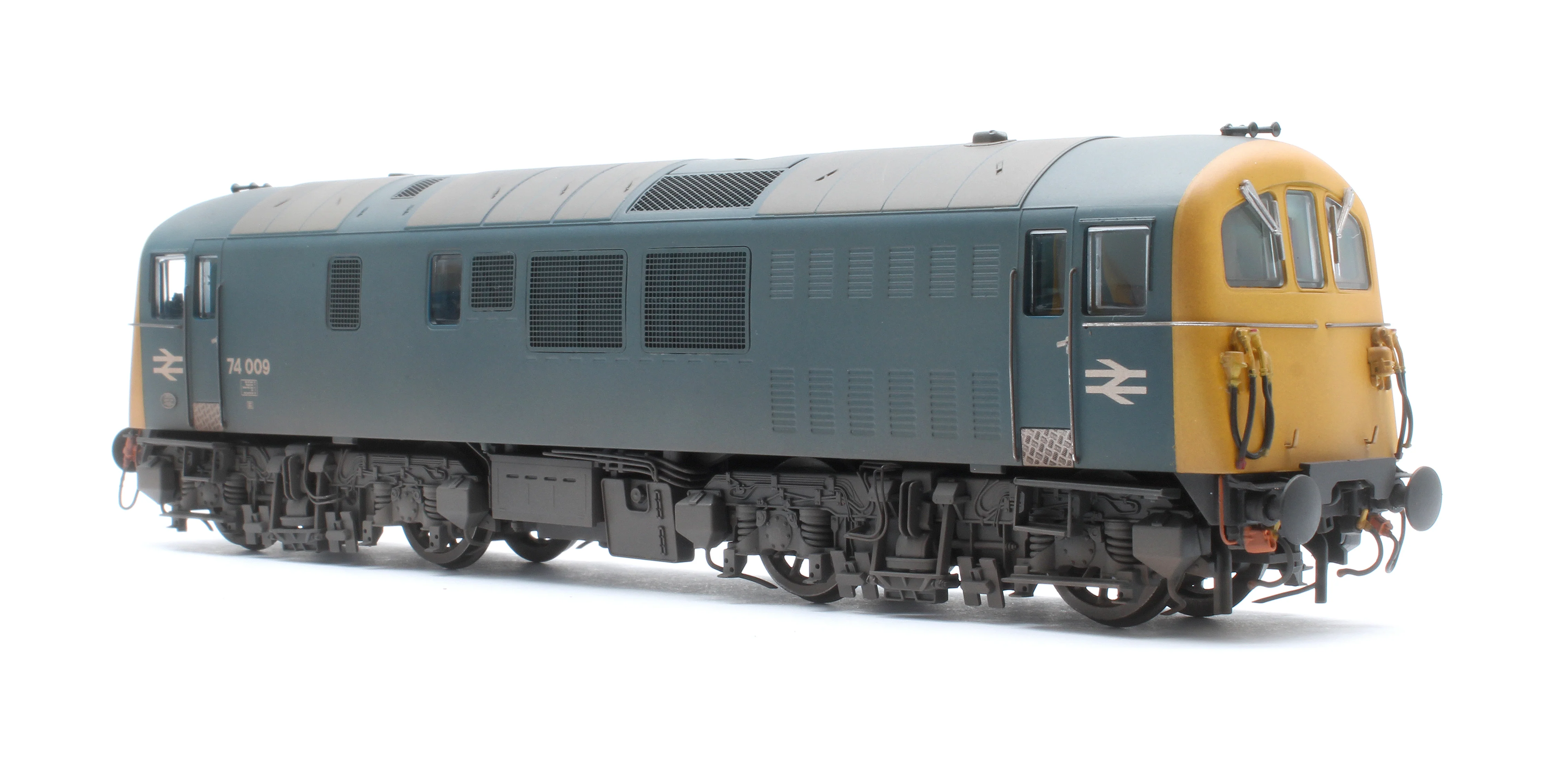 E82010 Class 74 Electro-Diesel 74009 BR Blue Electric Locomotive - Weathered - Image 4