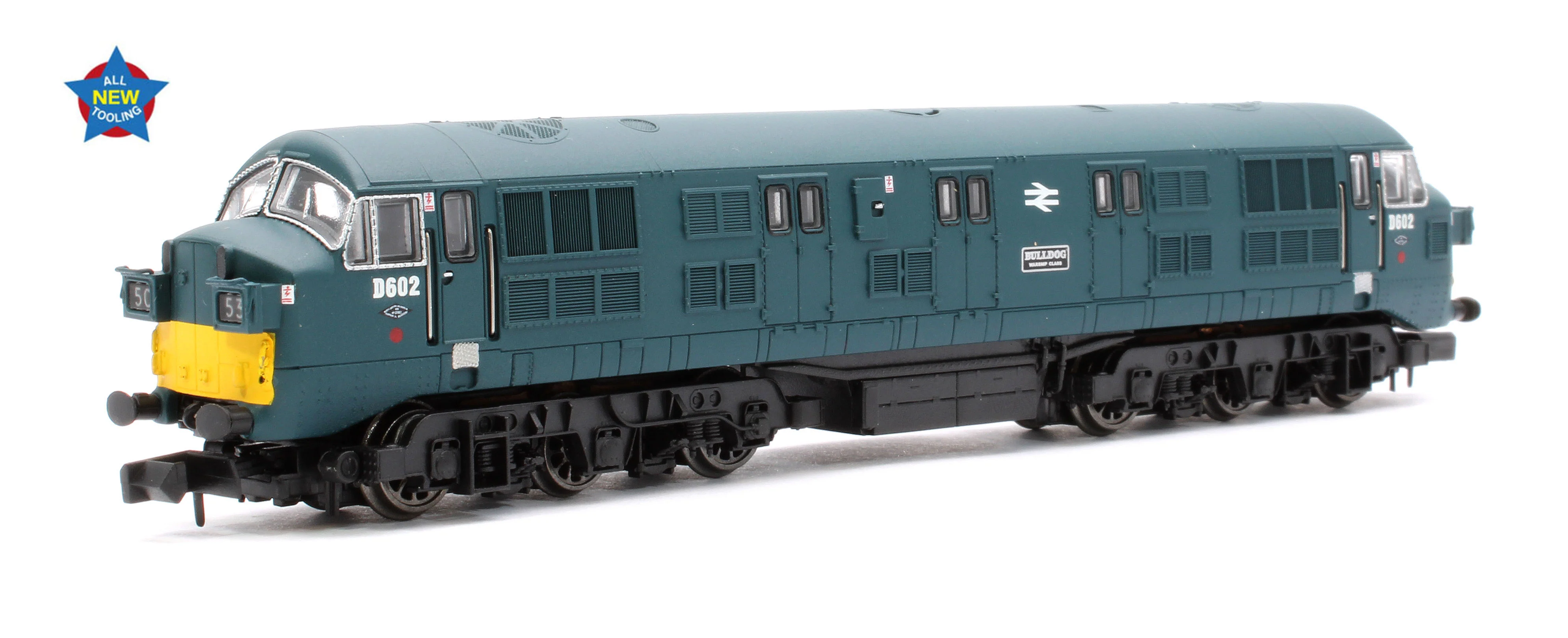 E84524 Class 41 'Warship' Headcode Box D602 'Bulldog' BR Blue (Small Yellow Panels) Diesel Locomotive