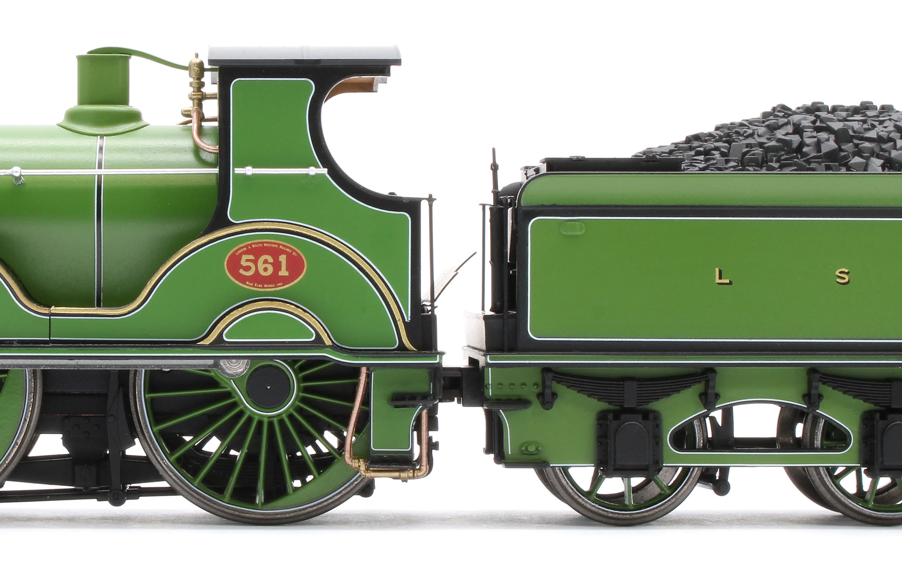 E85019 LSWR Adams T3 561 LSWR Adams Green Steam Locomotive - Image 9