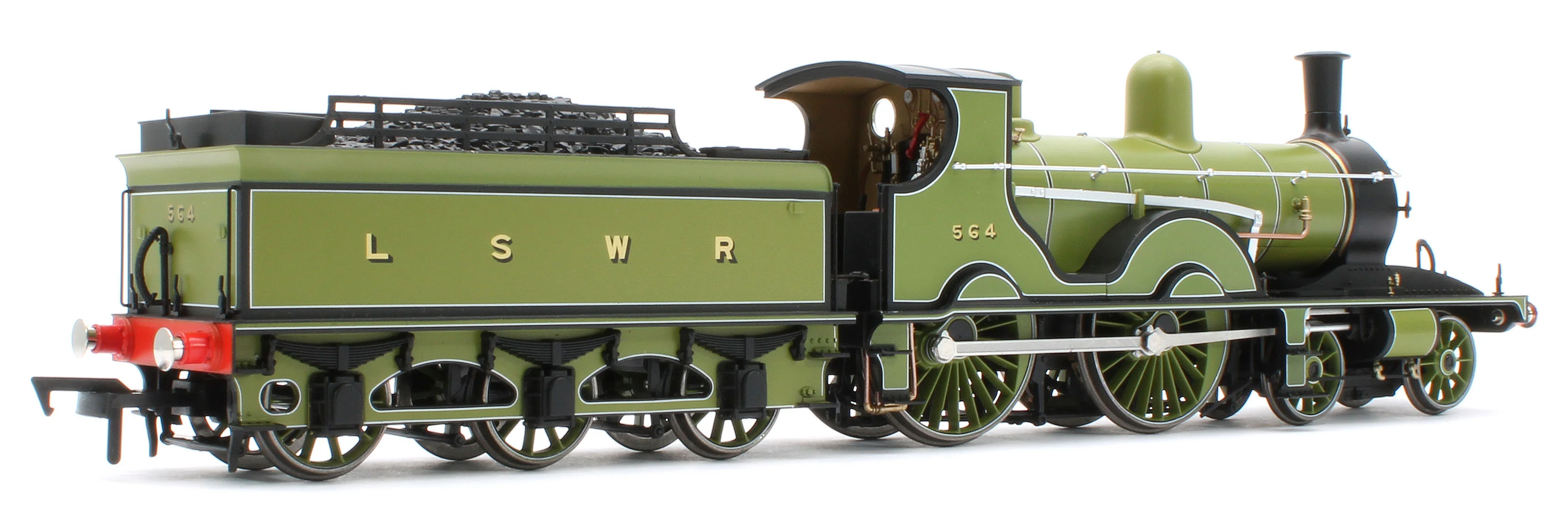 E85023 LSWR Adams T3 564 LSWR Urie Green Steam Locomotive - Image 4
