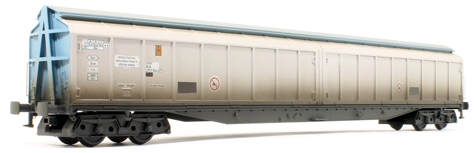 Cargowaggon 279-7-604-6 Silver & Blue Unbranded - Weathered - Image 3