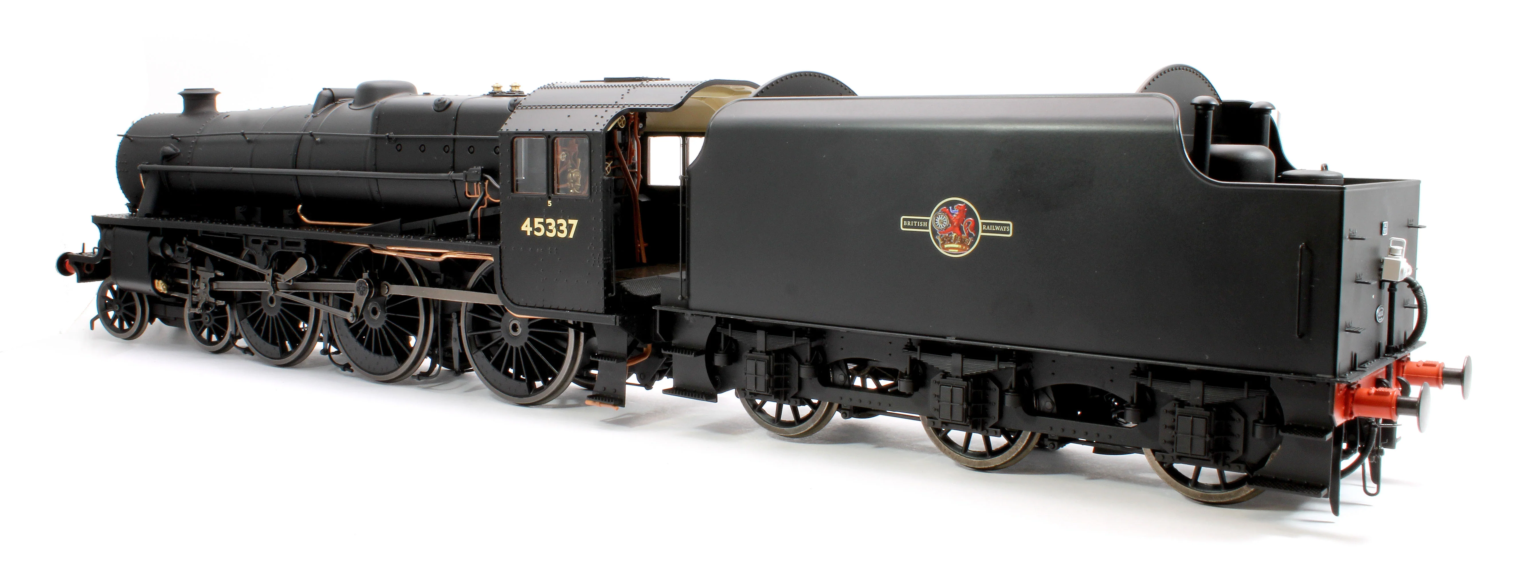 Stanier Class 5 4-6-0 "Black 5" Plain BR Black '45337' Welded Tender Steam Locomotive - Image 3