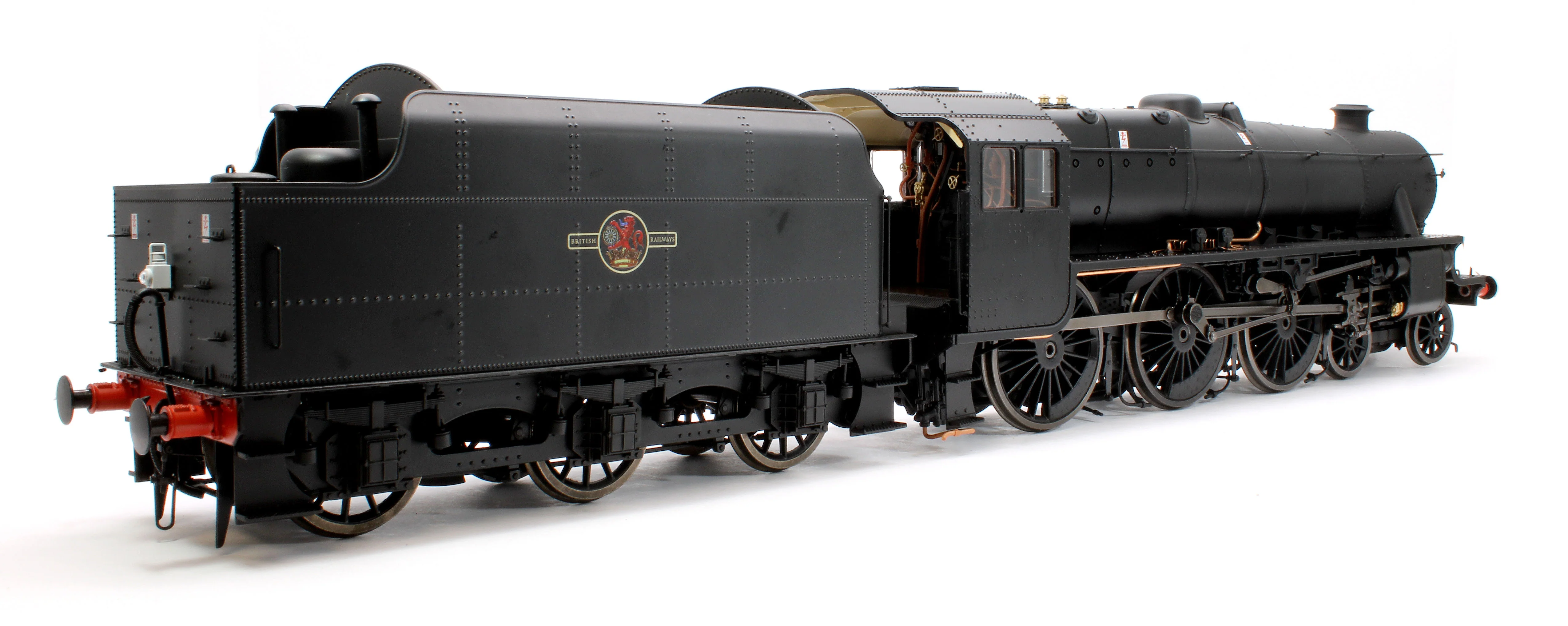 Stanier Class 5 4-6-0 "Black 5" Plain BR Black 'Un-numbered' Riveted Tender Steam Locomotive - Image 4