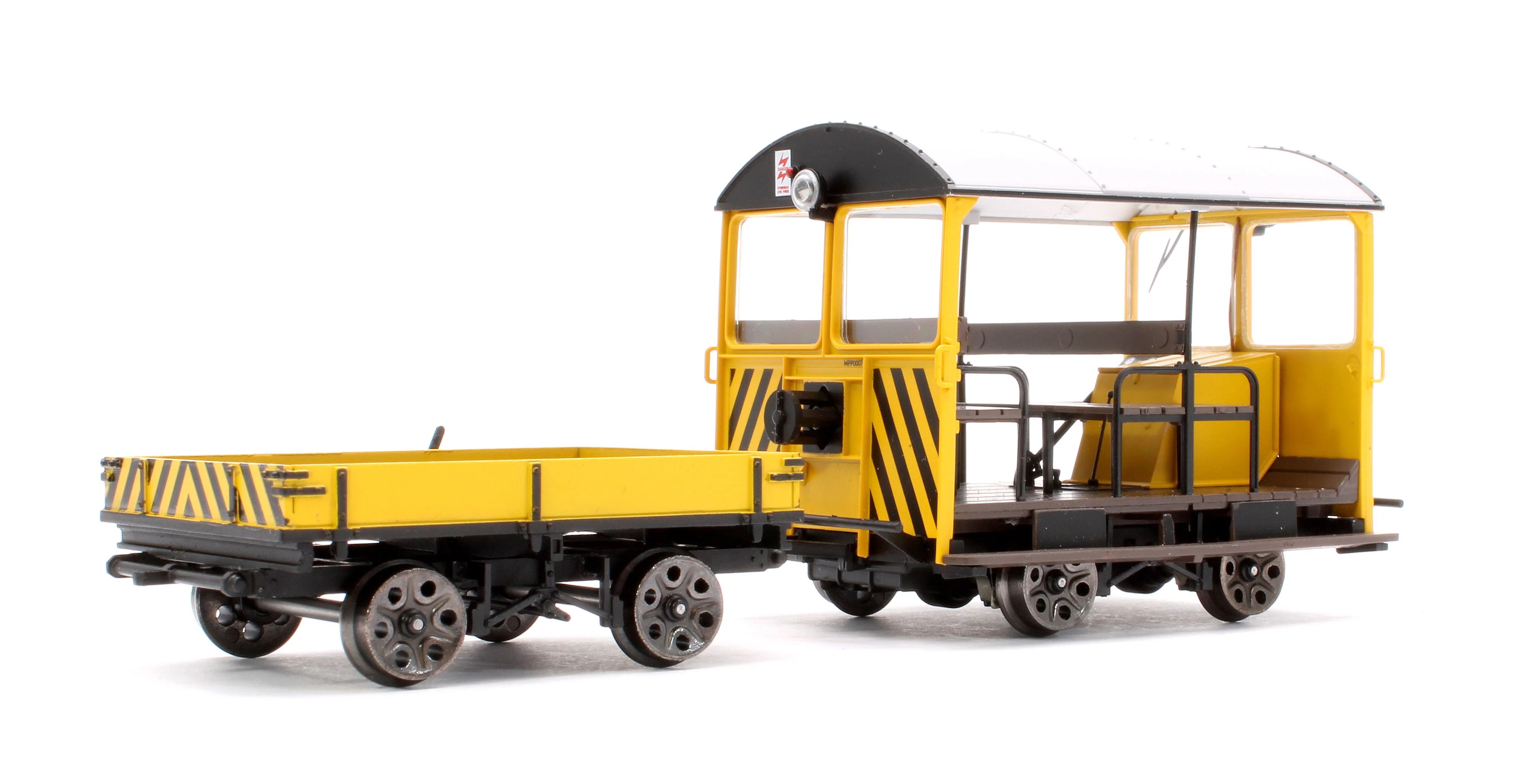 Wickham Trolley & Trailer, Engineers Yellow MPP0007 - Image 3