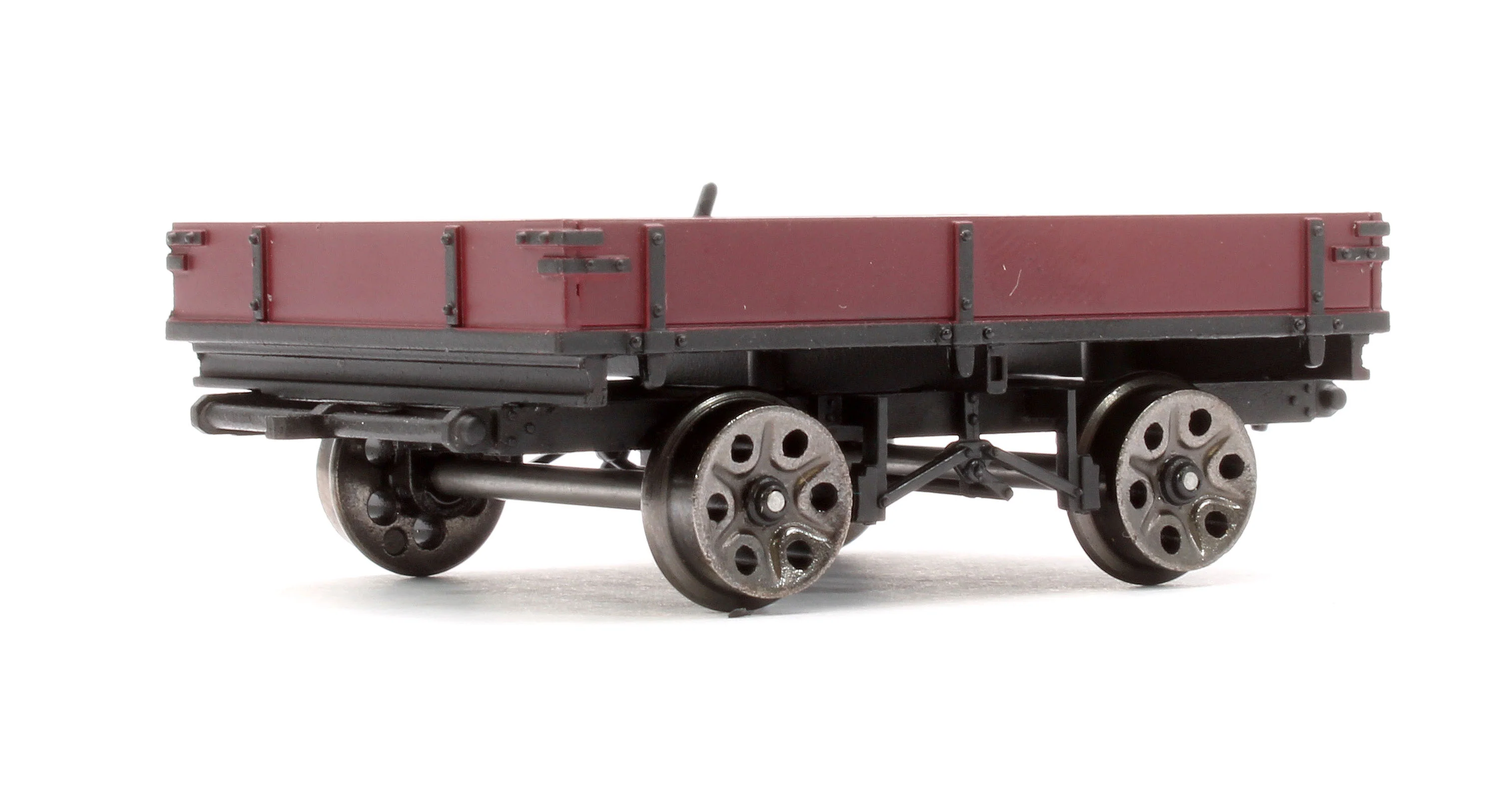 Wickham Planked Trailer, BR Maroon - Image 3