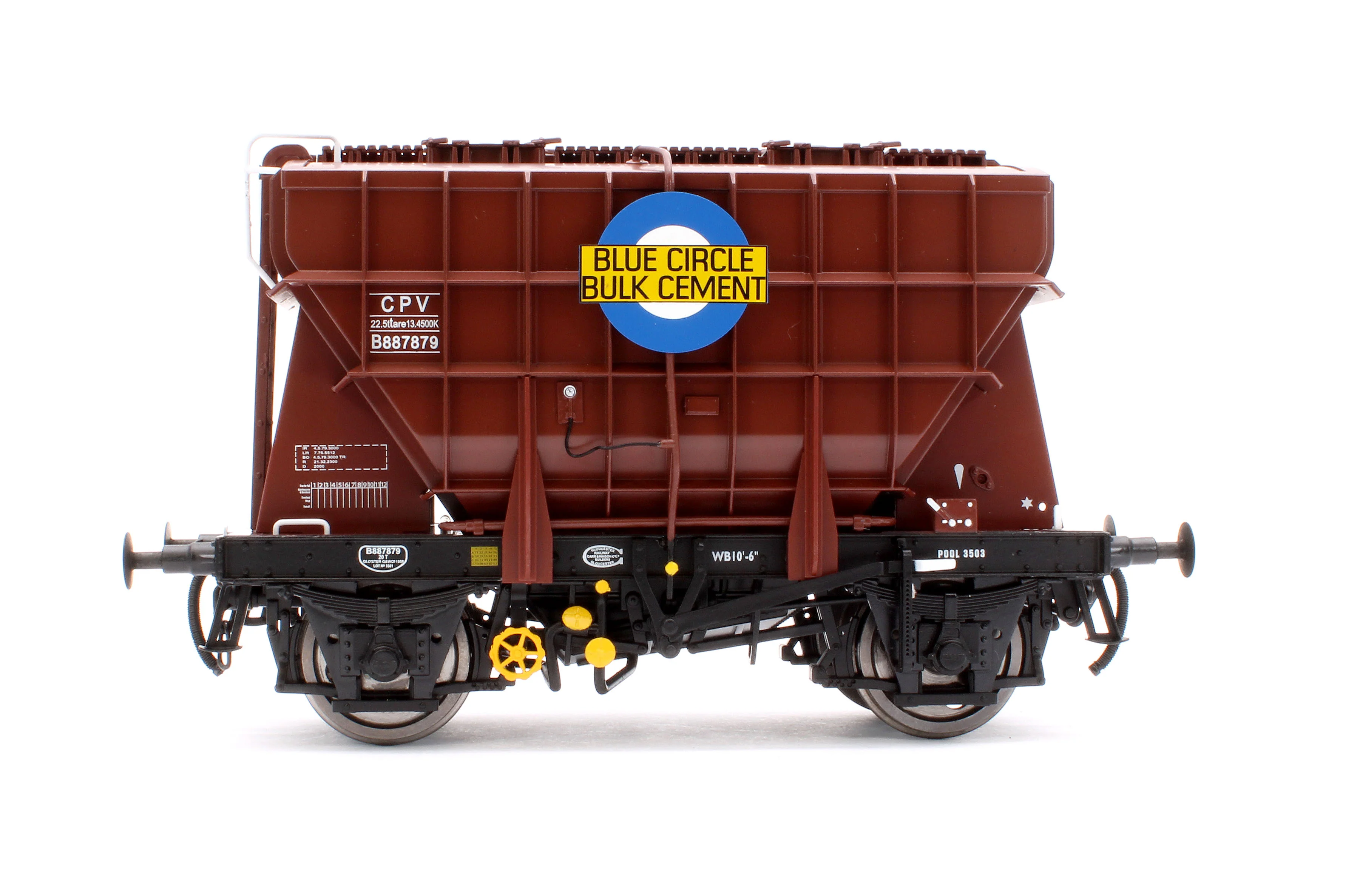 Presflo Wagon 'Blue Circle' Bauxite B887879 (TOPS) - Image 2
