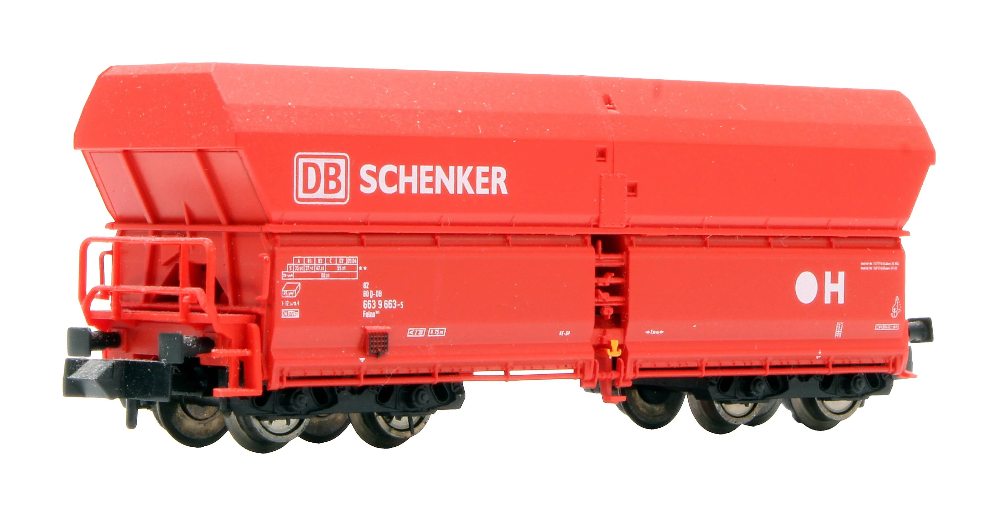 Pre-Owned 852318 Fleischmann N Gauge Pack of 2 Self Unloading Hopper Wagons - Image 3