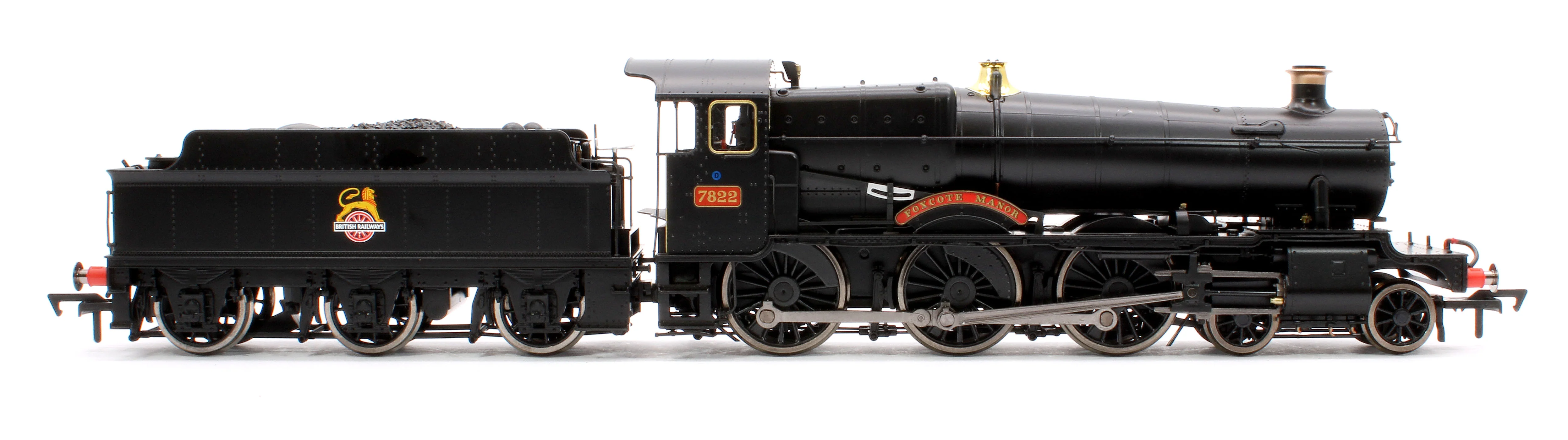 4S-001-012D Foxcote Manor BR Black Early Crest 78xx Manor Class 4-6-0 Steam Locomotive No.7822 - DCC Fitted - Image 6