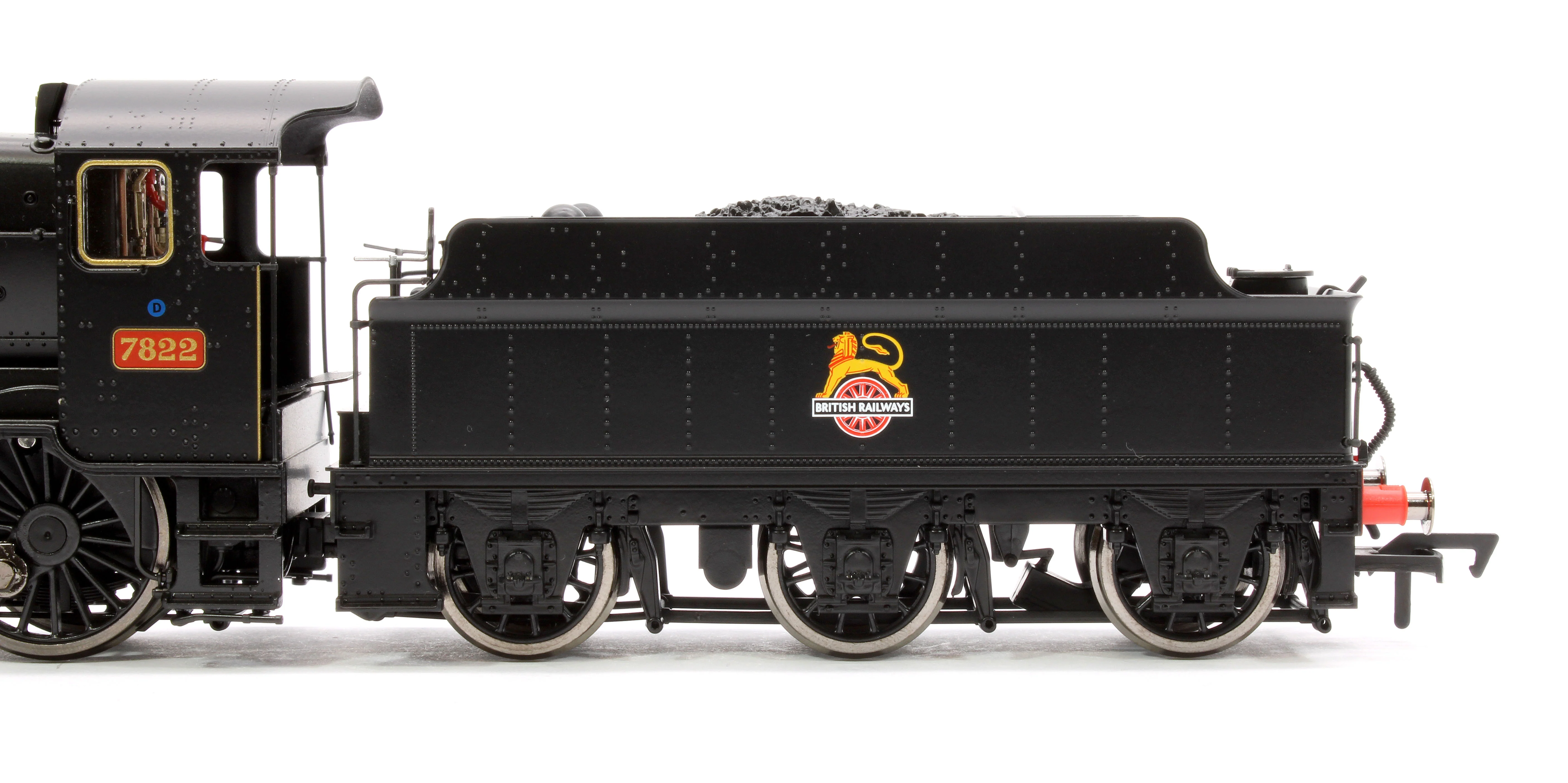 4S-001-012D Foxcote Manor BR Black Early Crest 78xx Manor Class 4-6-0 Steam Locomotive No.7822 - DCC Fitted - Image 8