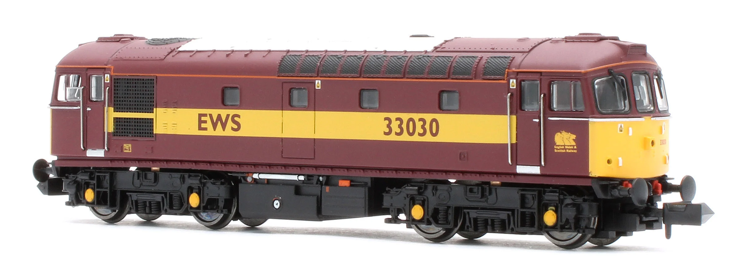 GM2210603D Class 33 030 EWS Red/Gold Diesel Locomotive - DCC Fitted - Image 3