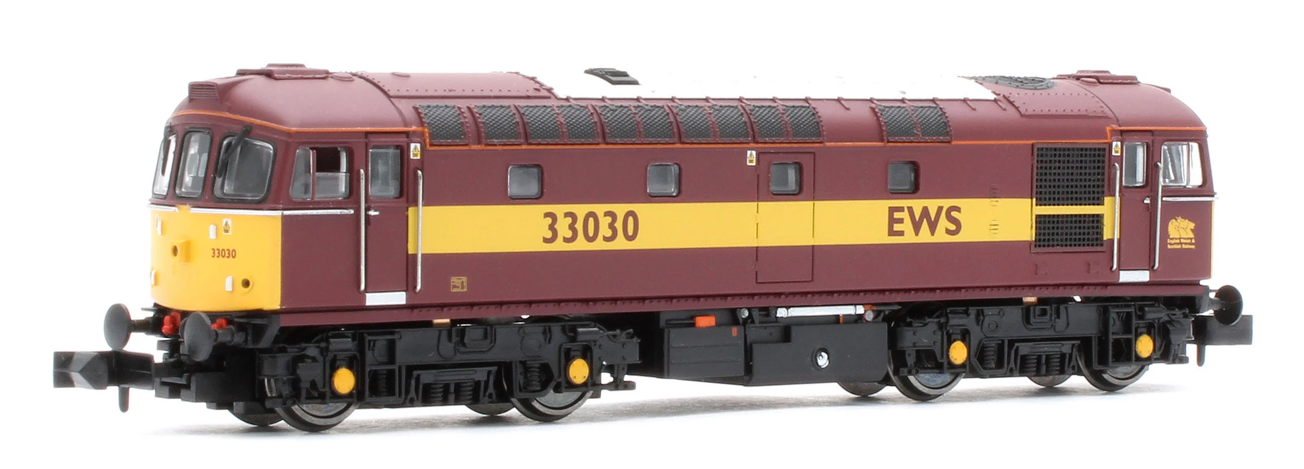 GM2210603D Class 33 030 EWS Red/Gold Diesel Locomotive - DCC Fitted - Image 4