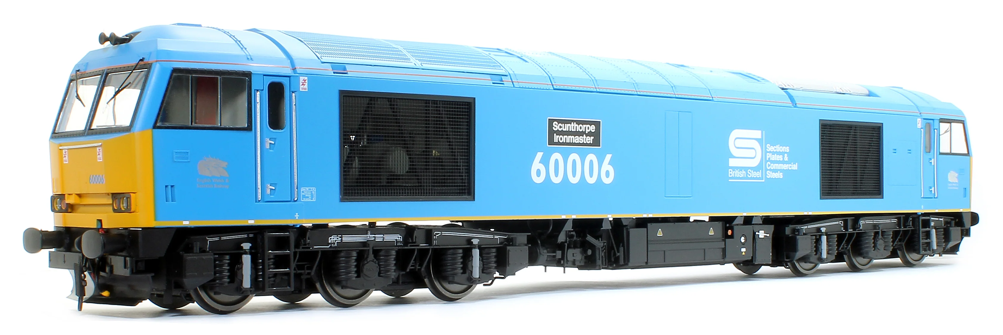 Class 60 Diesel 60 006 Scunthorpe Ironmaster British Steel Blue Diesel Locomotive - Image 4