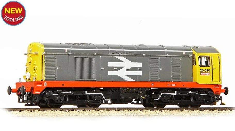 371-039 Class 20/0 Disc Headcode 20090 BR Railfreight (Red Stripe) Diesel Locomotive - Image 5