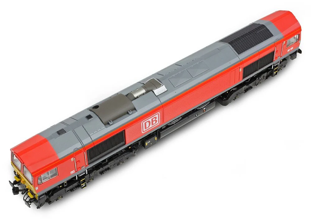 Class 66/0 66124 DB Cargo Red Diesel Locomotive - Image 3