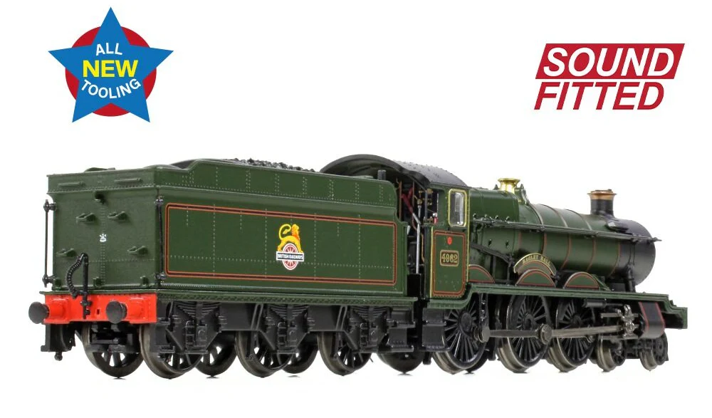 GWR 49XX 'Hall' 4962 'Ragley Hall' BR Lined Green (Early Emblem) Steam Locomotive - DCC Sound - Image 4
