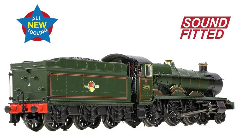 GWR 49XX 'Hall' 4936 'Kinlet Hall' BR Lined Green (Late Crest) Steam Locomotive - DCC Sound - Image 4
