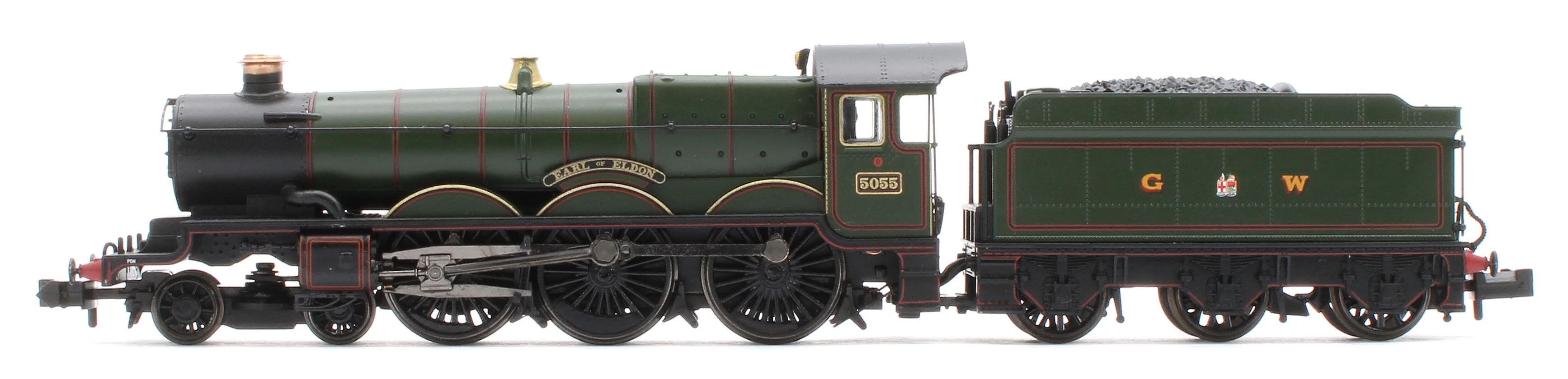 GWR 4073 'Castle' 5055 'Earl of Eldon' GWR Lined Green (GW Crest) Steam Locomotive - DCC Sound - Image 2