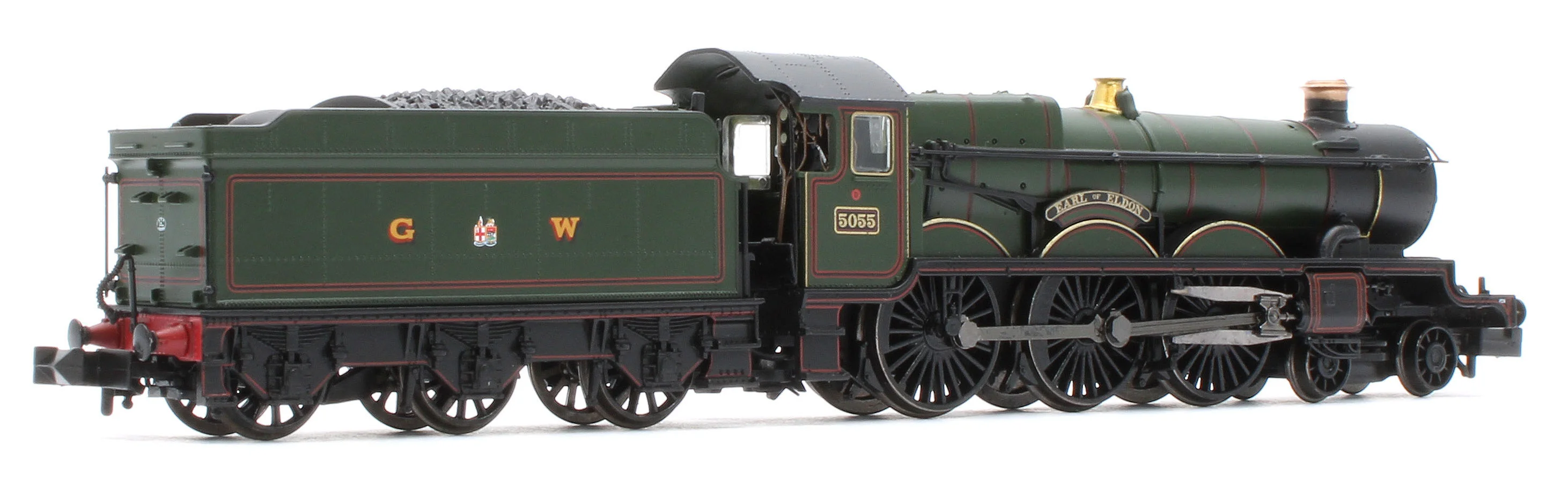 GWR 4073 'Castle' 5055 'Earl of Eldon' GWR Lined Green (GW Crest) Steam Locomotive - DCC Sound - Image 4
