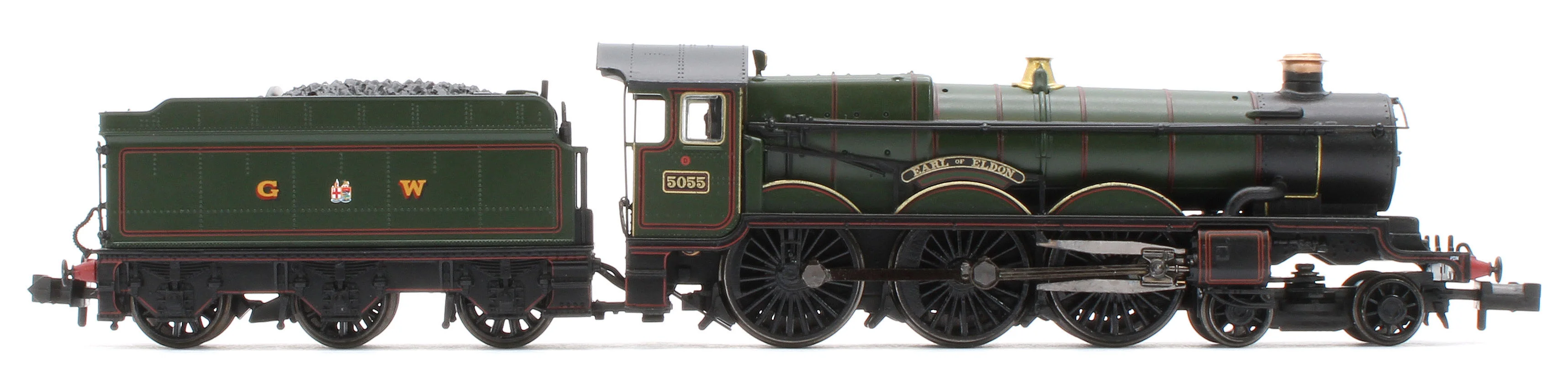 GWR 4073 'Castle' 5055 'Earl of Eldon' GWR Lined Green (GW Crest) Steam Locomotive - DCC Sound - Image 5