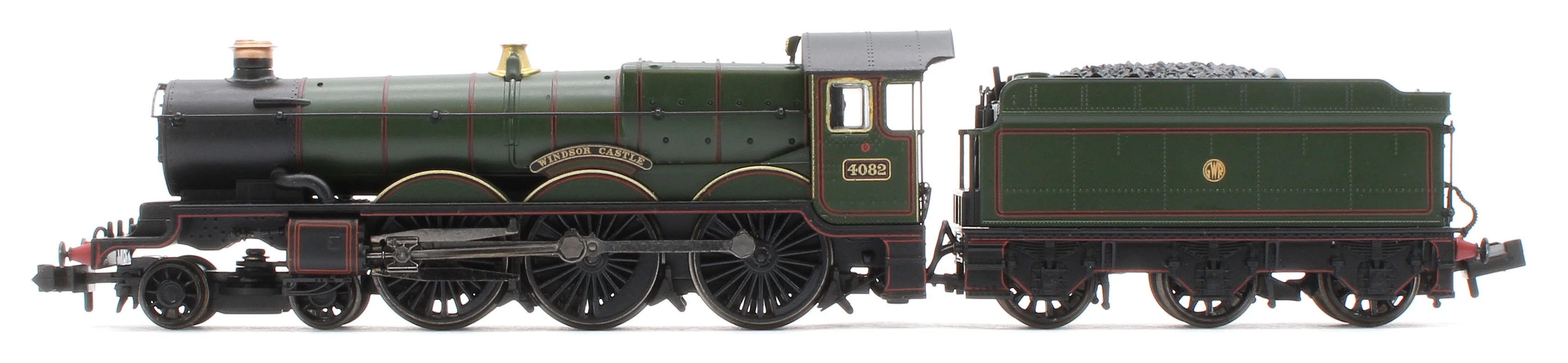 GWR 4073 'Castle' 4082 'Windsor Castle' GWR Lined Green (Shirtbutton) Steam Locomotive - DCC Sound - Image 2