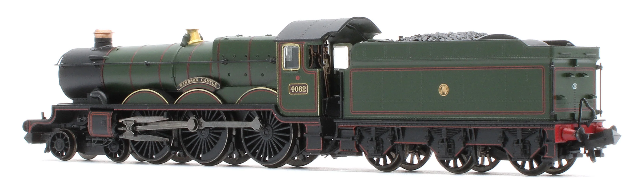 GWR 4073 'Castle' 4082 'Windsor Castle' GWR Lined Green (Shirtbutton) Steam Locomotive - DCC Sound - Image 3