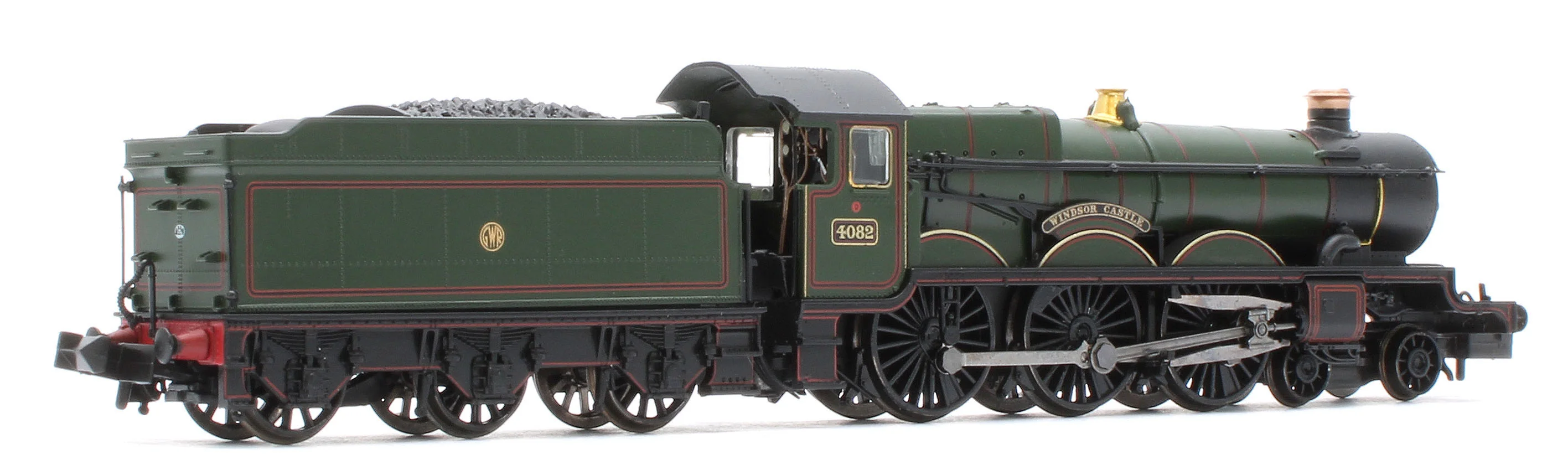 GWR 4073 'Castle' 4082 'Windsor Castle' GWR Lined Green (Shirtbutton) Steam Locomotive - DCC Sound - Image 4