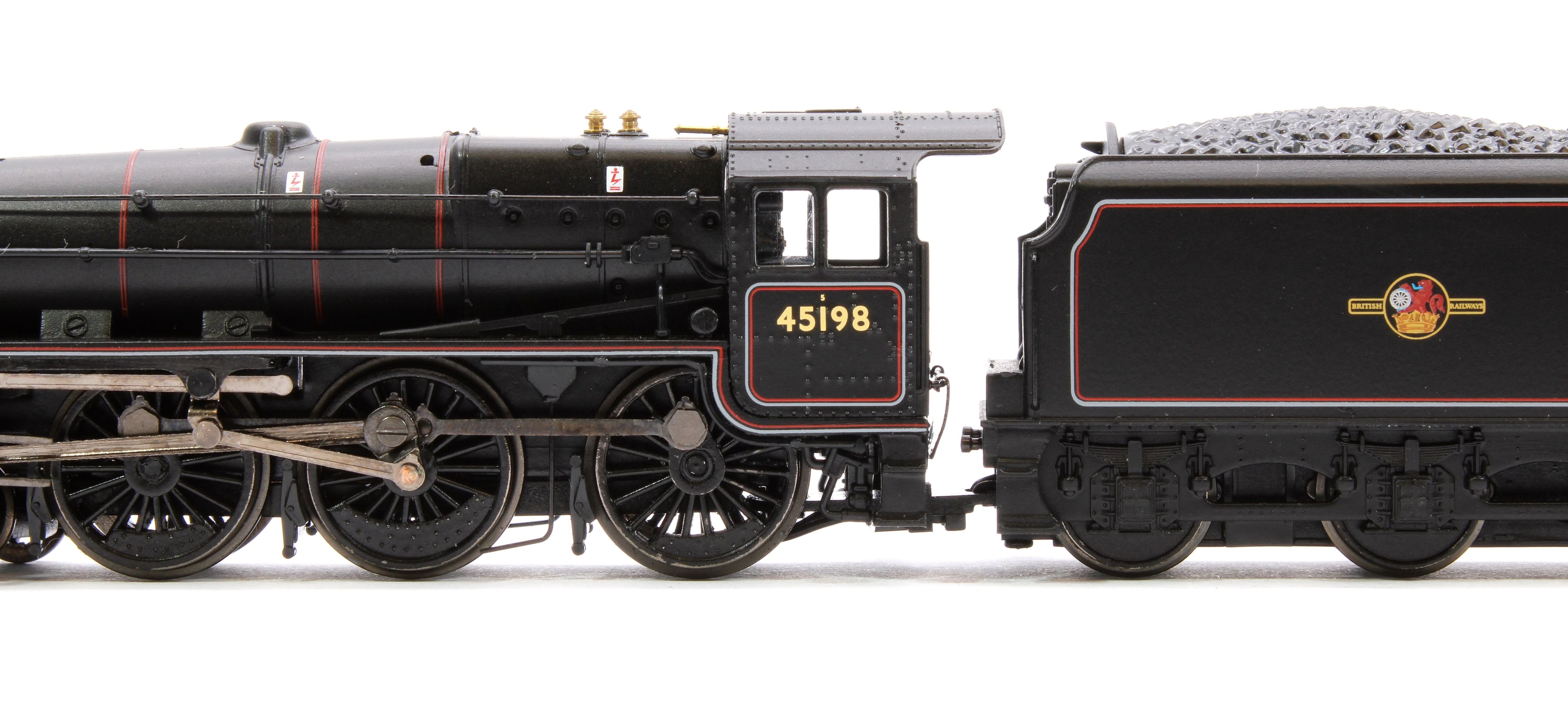 Pre-Owned 372-137B LMS 5MT 'Black 5' with Welded Tender 45198 BR Lined Black (Late Crest) - Image 8