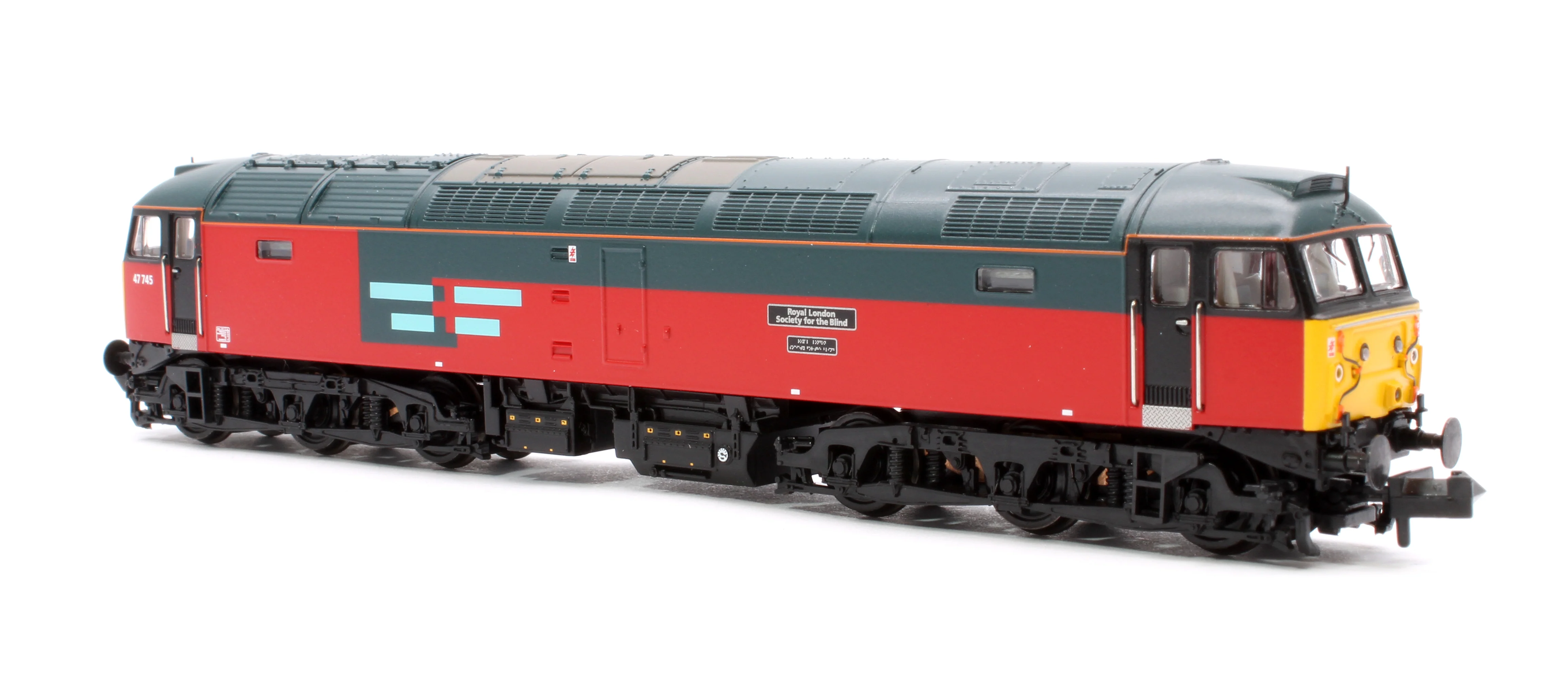 Class 47/7 47745 'Royal London Society For The Blind' Rail Express Systems Diesel Locomotive - Image 2