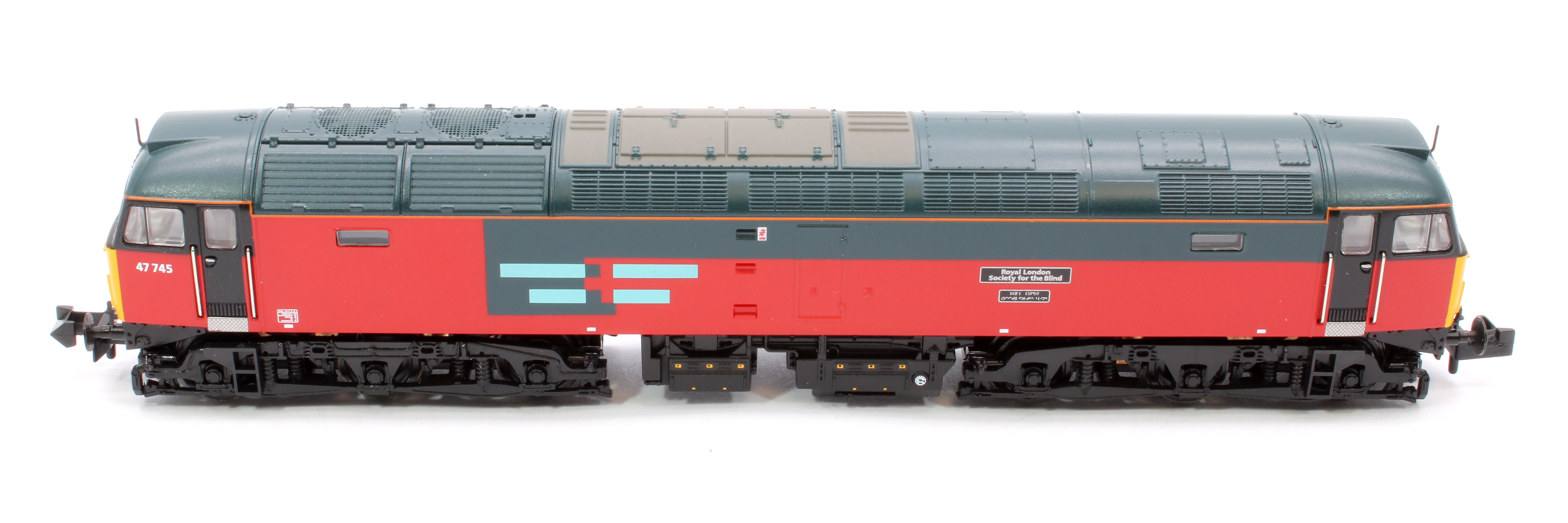 Class 47/7 47745 'Royal London Society For The Blind' Rail Express Systems Diesel Locomotive - Image 9