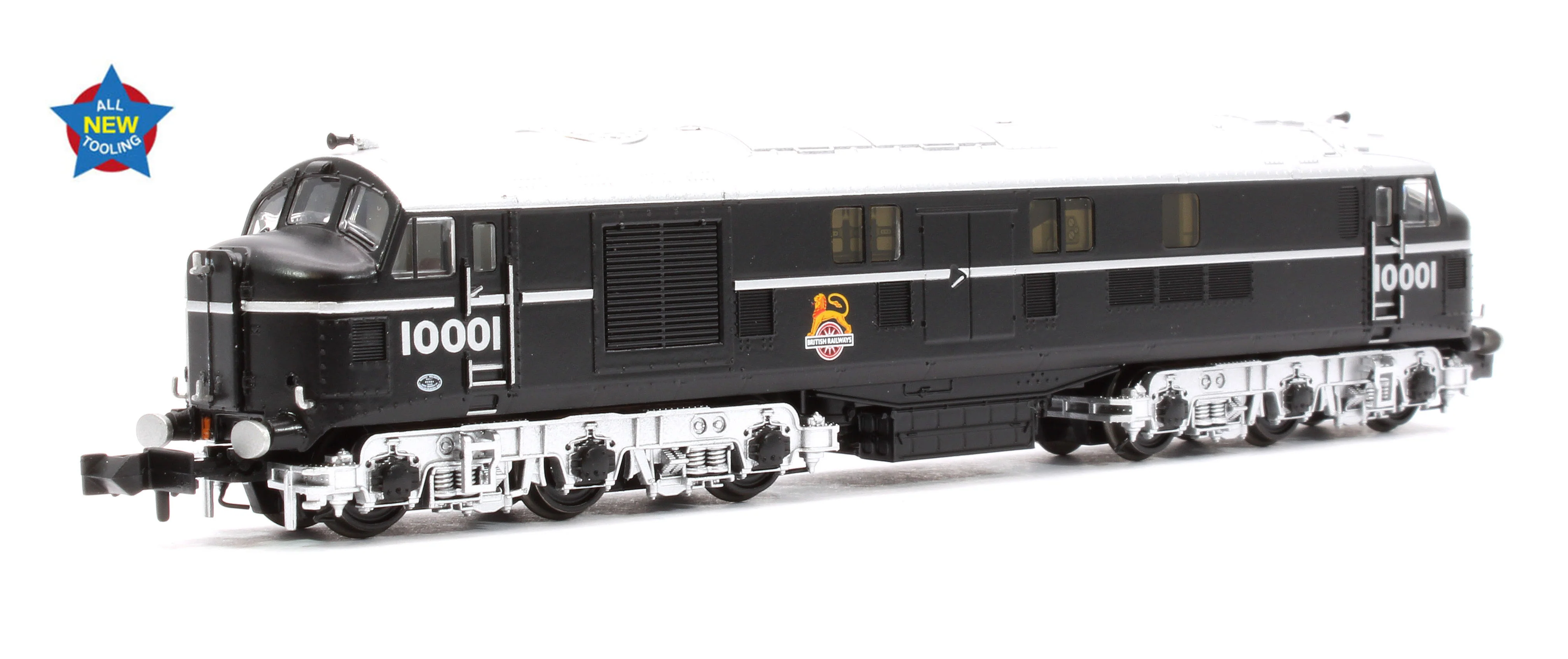 372-913 LMS 10001 BR Black (Early Emblem) Diesel Locomotive