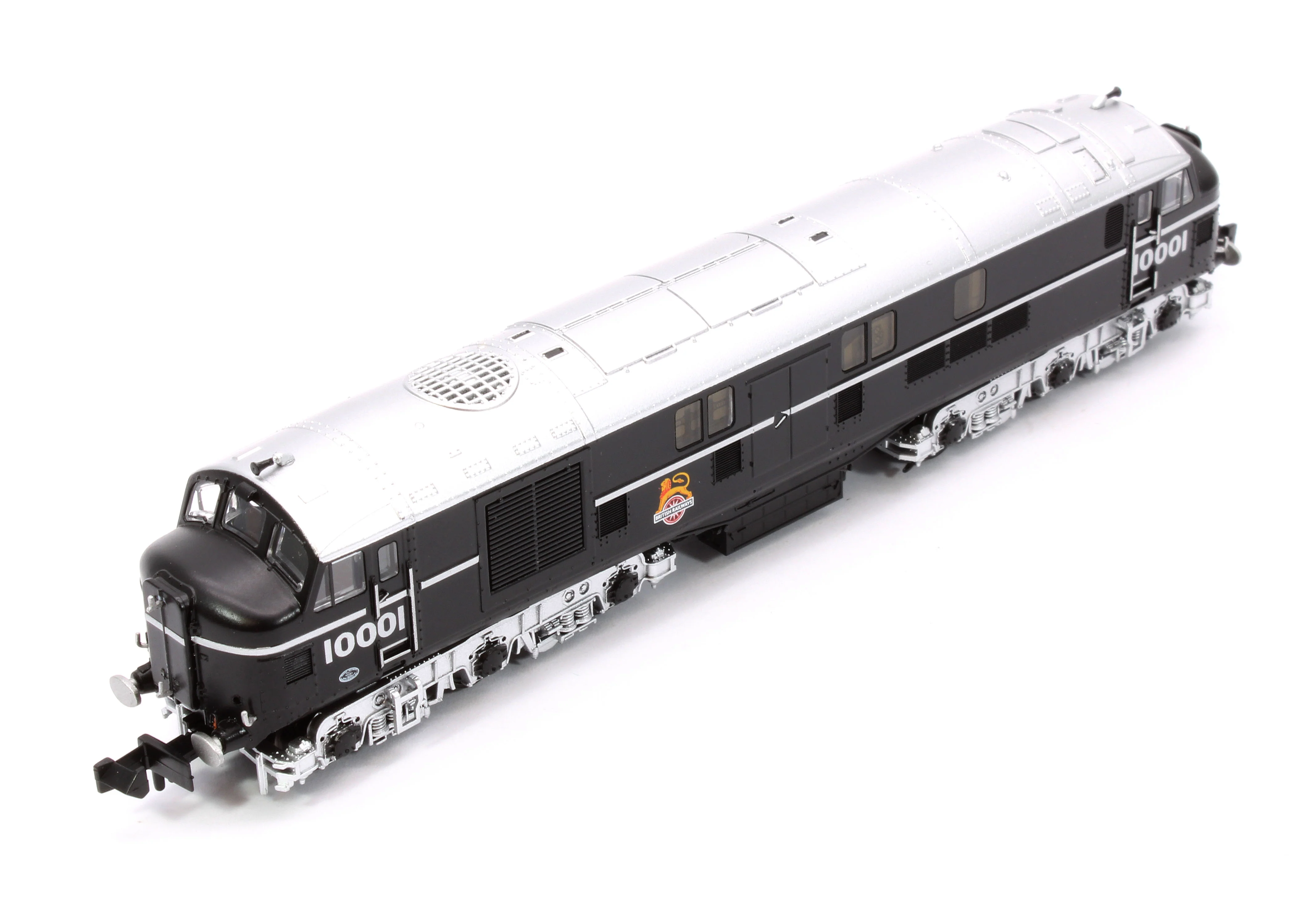 372-913 LMS 10001 BR Black (Early Emblem) Diesel Locomotive - Image 11