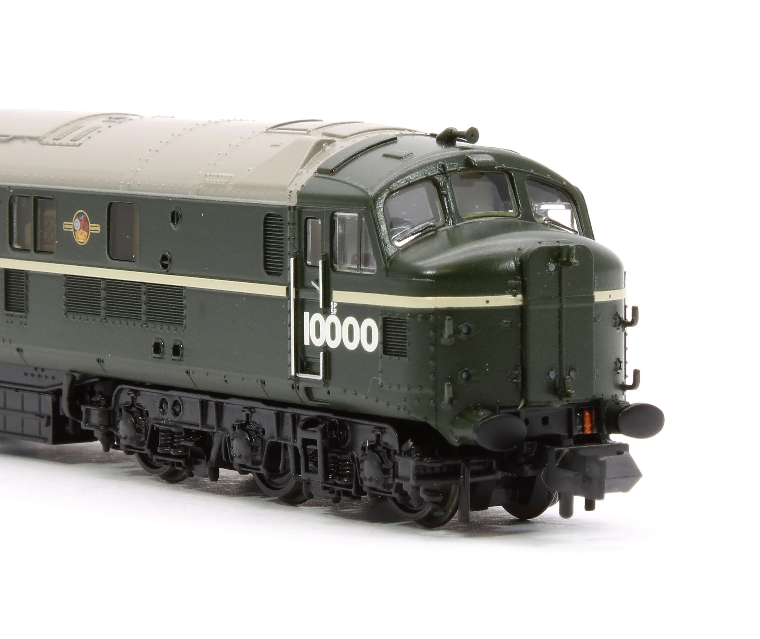 372-914 LMS 10000 BR Green (Late Crest) Diesel Locomotive - Image 8