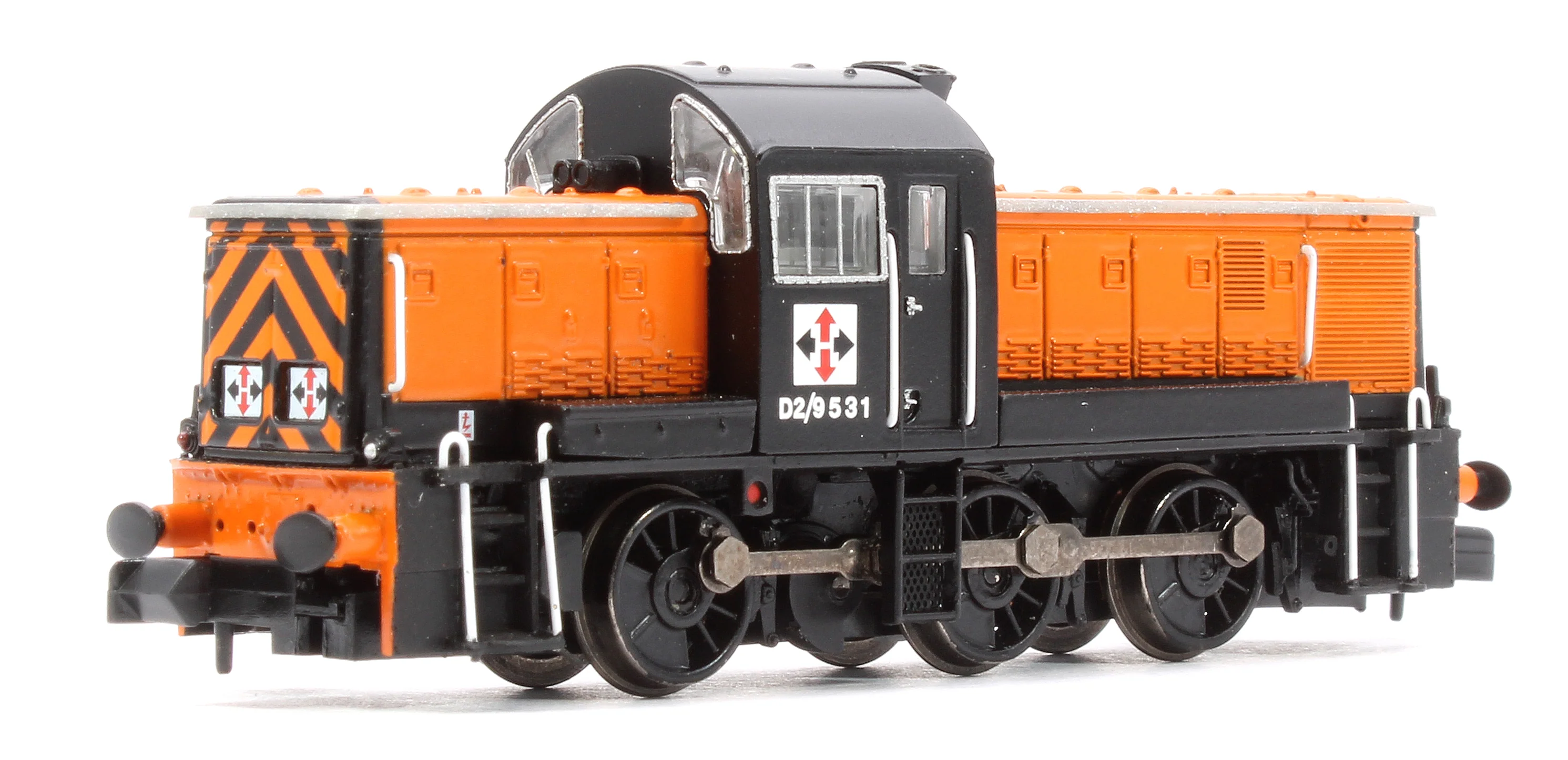 Class 14 D2/9531 NCB British Oak Orange & Black Diesel Locomotive - Image 3