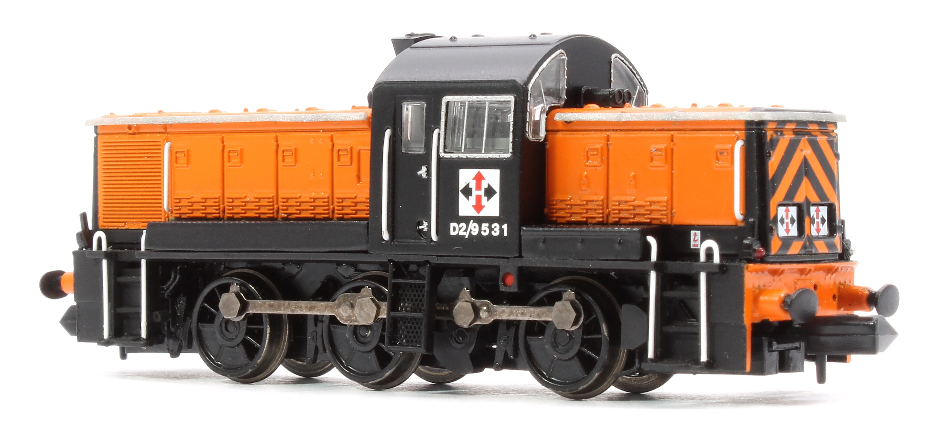 Class 14 D2/9531 NCB British Oak Orange & Black Diesel Locomotive - Image 4