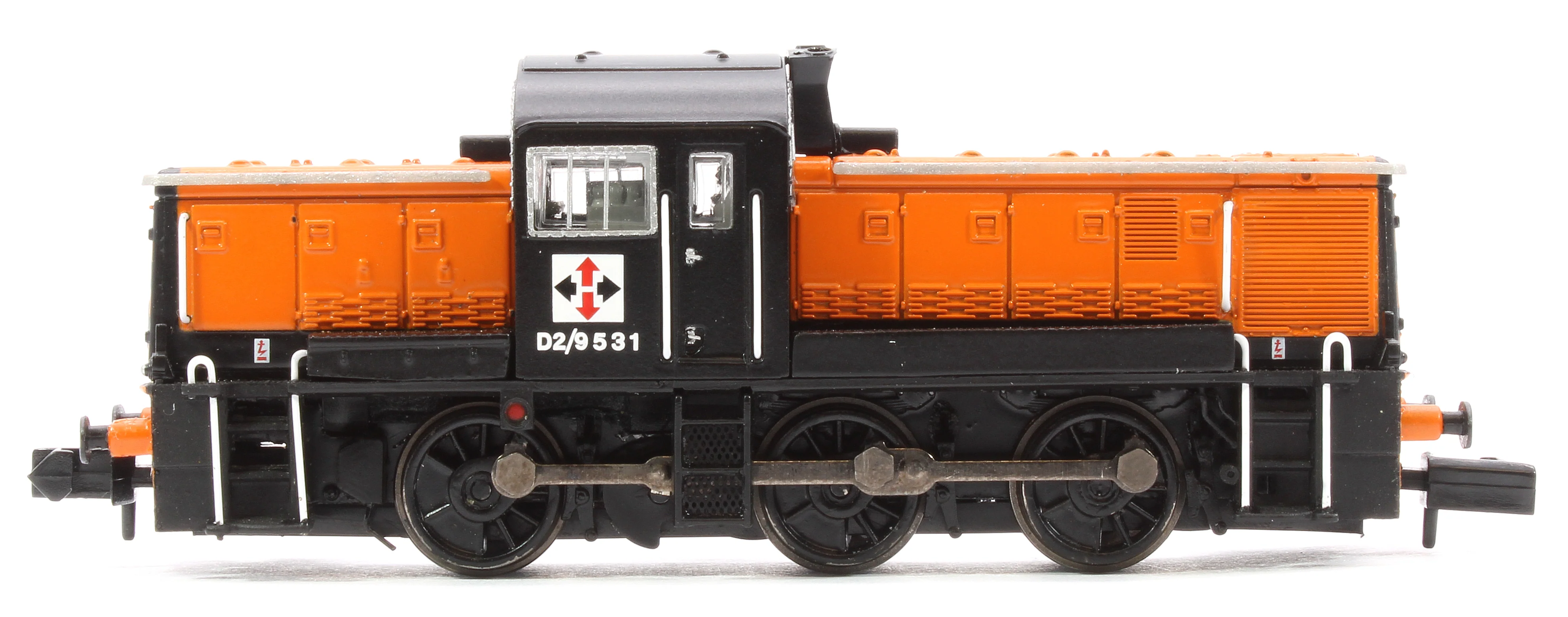 Class 14 D2/9531 NCB British Oak Orange & Black Diesel Locomotive - Image 5