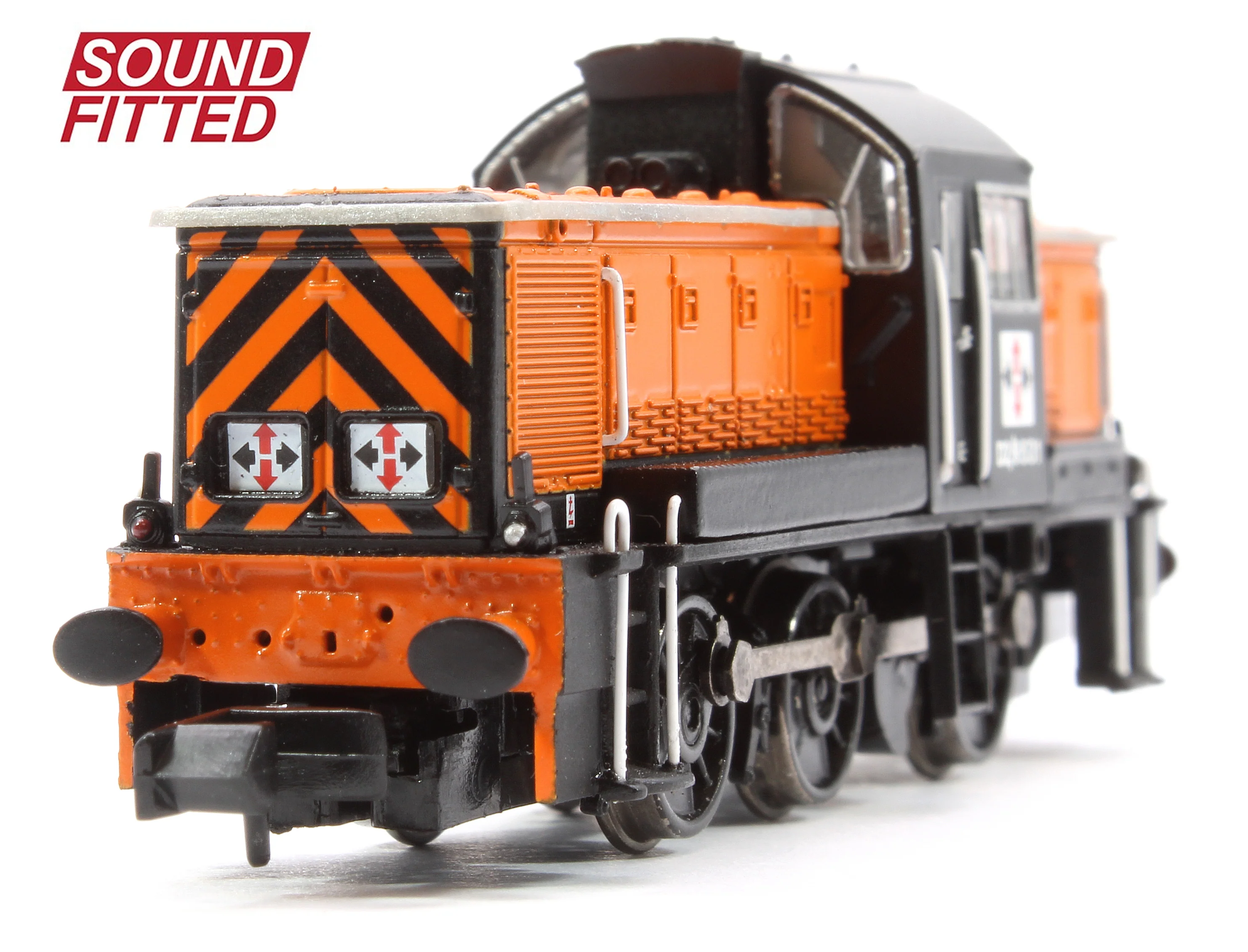 Class 14 D2/9531 NCB British Oak Orange & Black Diesel Locomotive - DCC Sound - Image 7