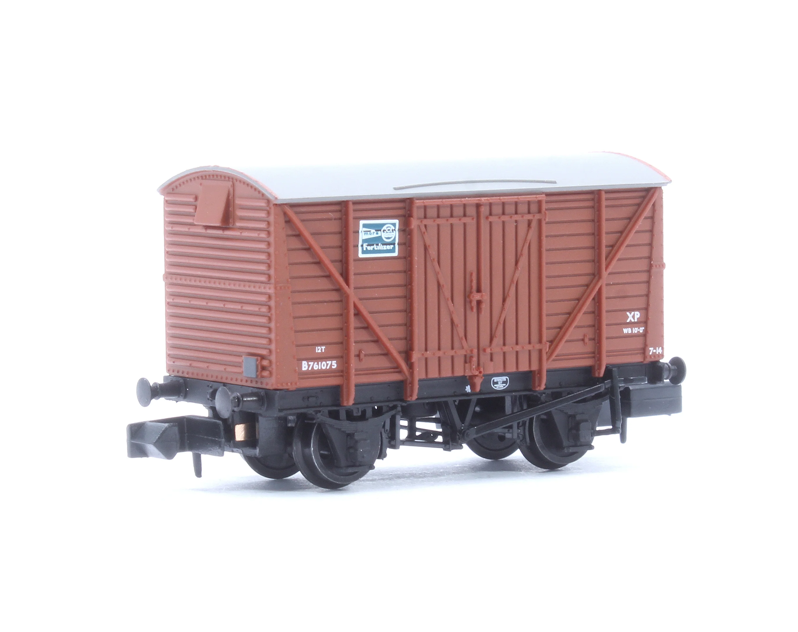 BR 12T Vent. Van Planked Sides BR Bauxite (Early) 'ICI Fertilizer' No.B761075 - Image 3