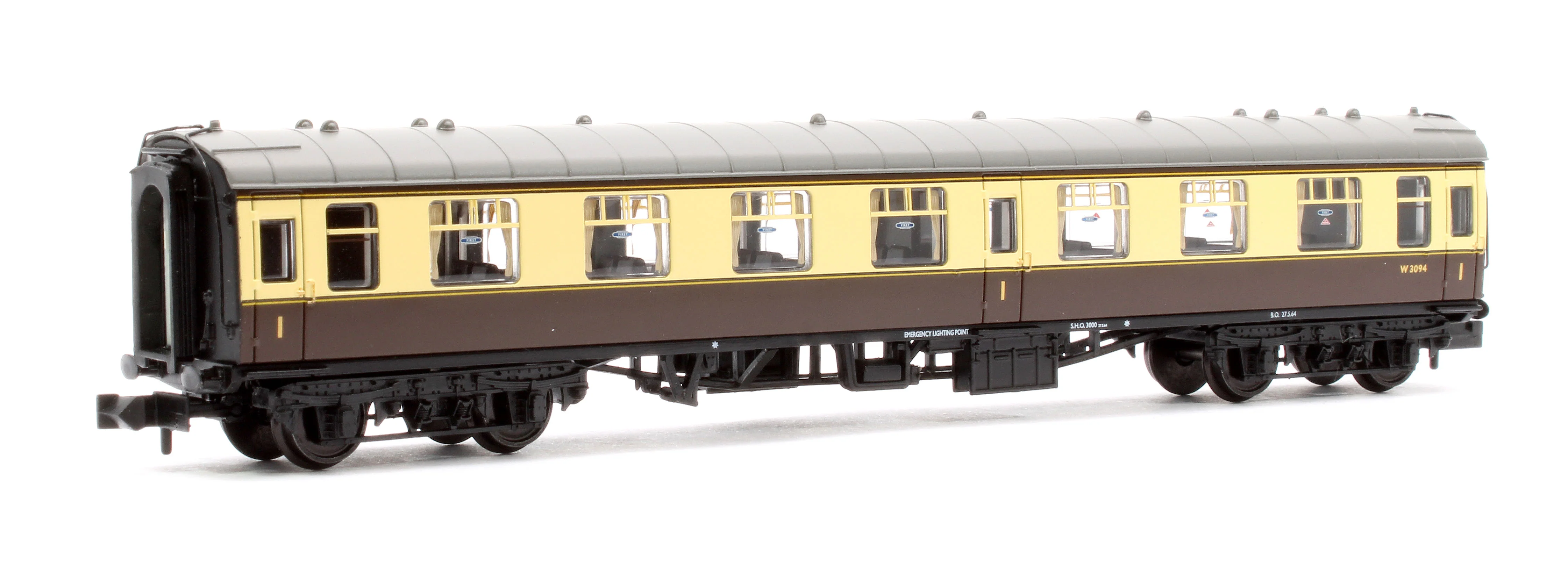 374-818A BR Mk1 FO First Open BR (WR) Chocolate & Cream No.W3094 - Image 3